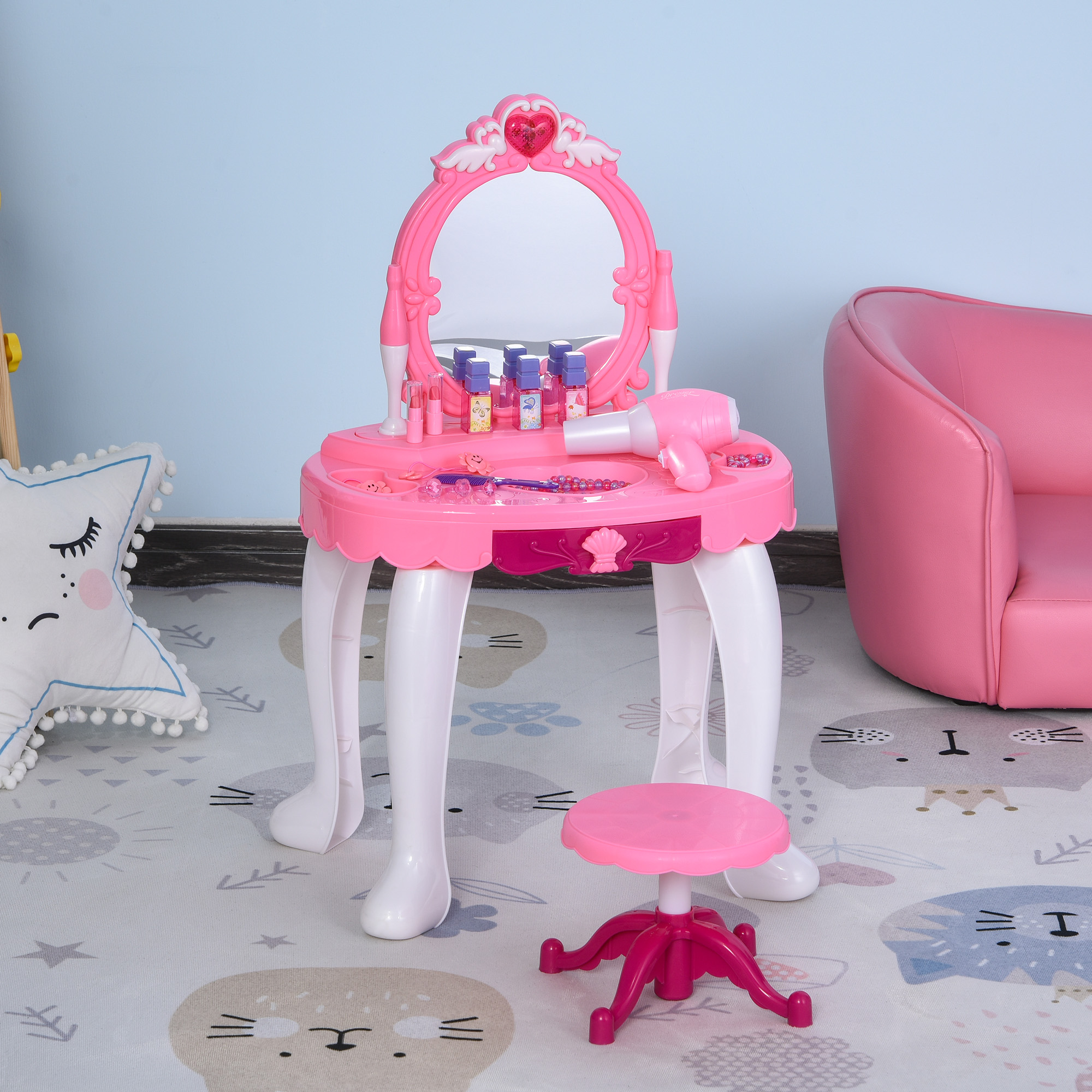 childrens dressing table set