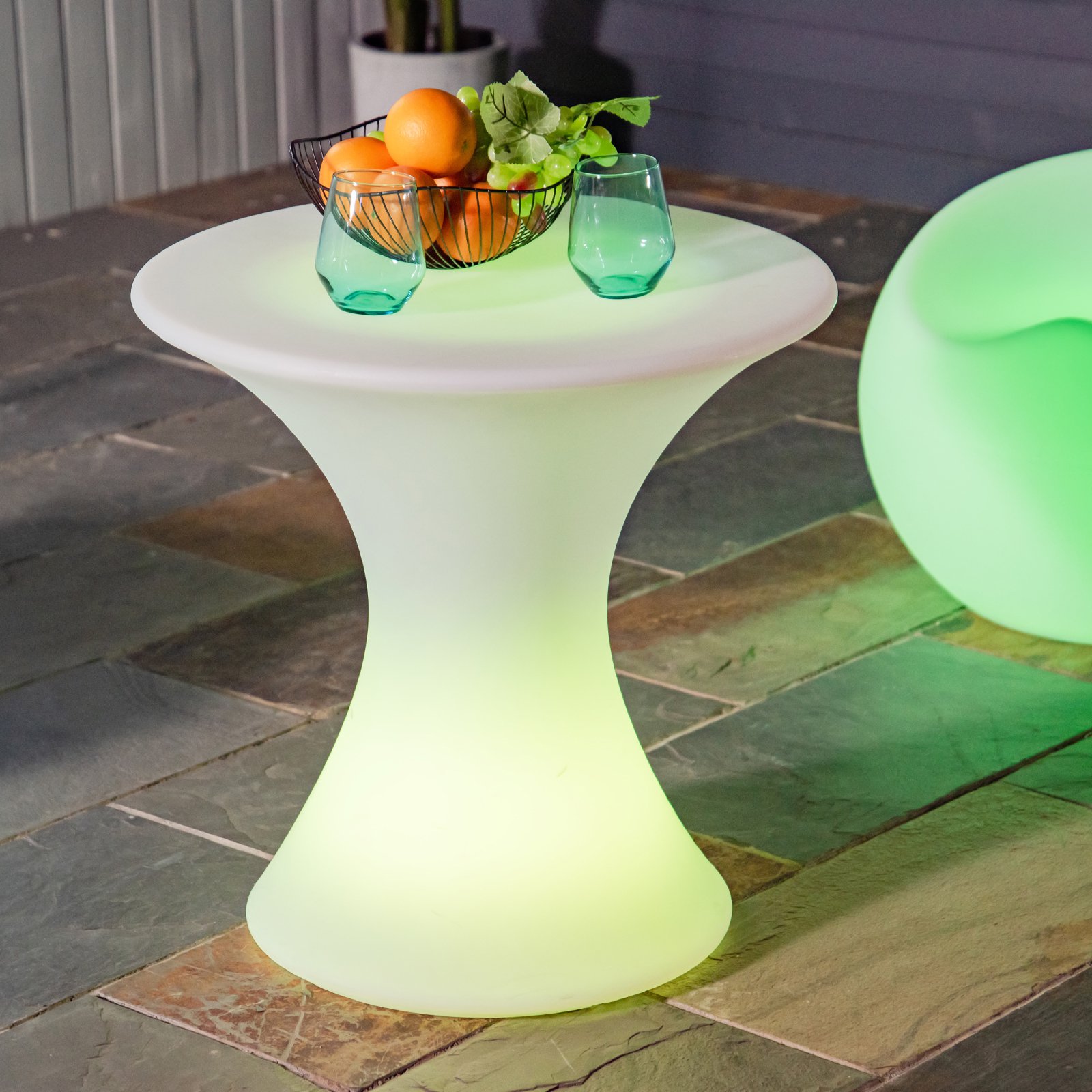 OUTSUNNY 16RGB Colors Rechargeable Magic LED Stool Light With Remote ...