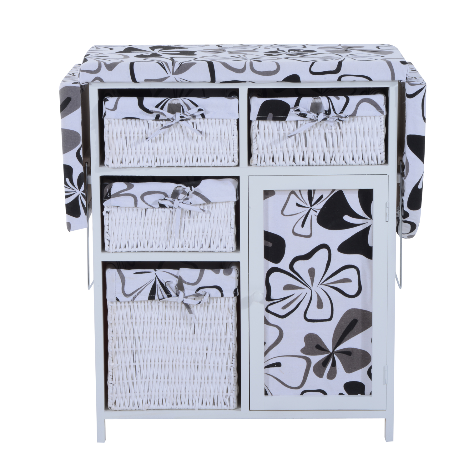 2in1 Storage Laundry Organizer Ironing Board Shelving