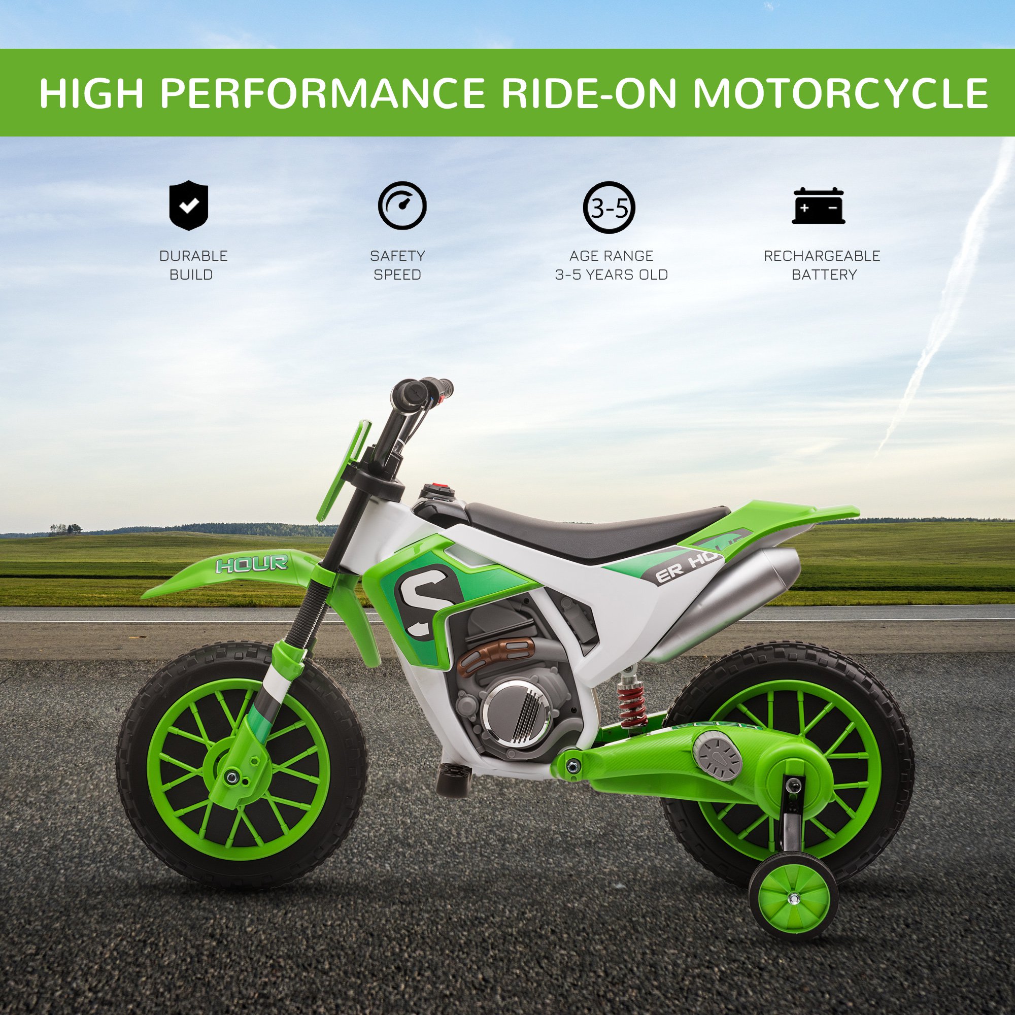 Electric Kids Ride On Dirt Bike