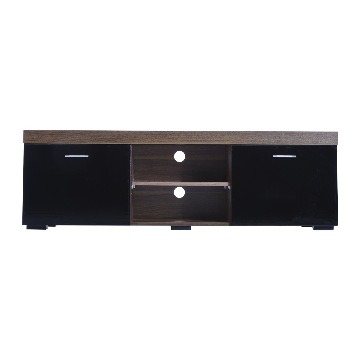 TV Stand Media Console Storage w/ ShelvesAosom.ca