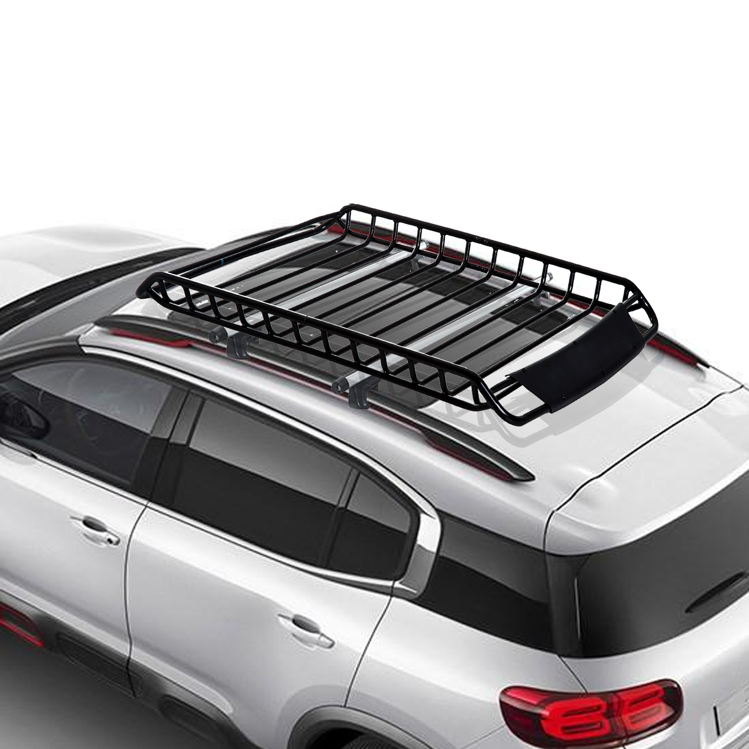 53"x39"x4" Universal Car Roof Rack Travel Steel Luggage Rack