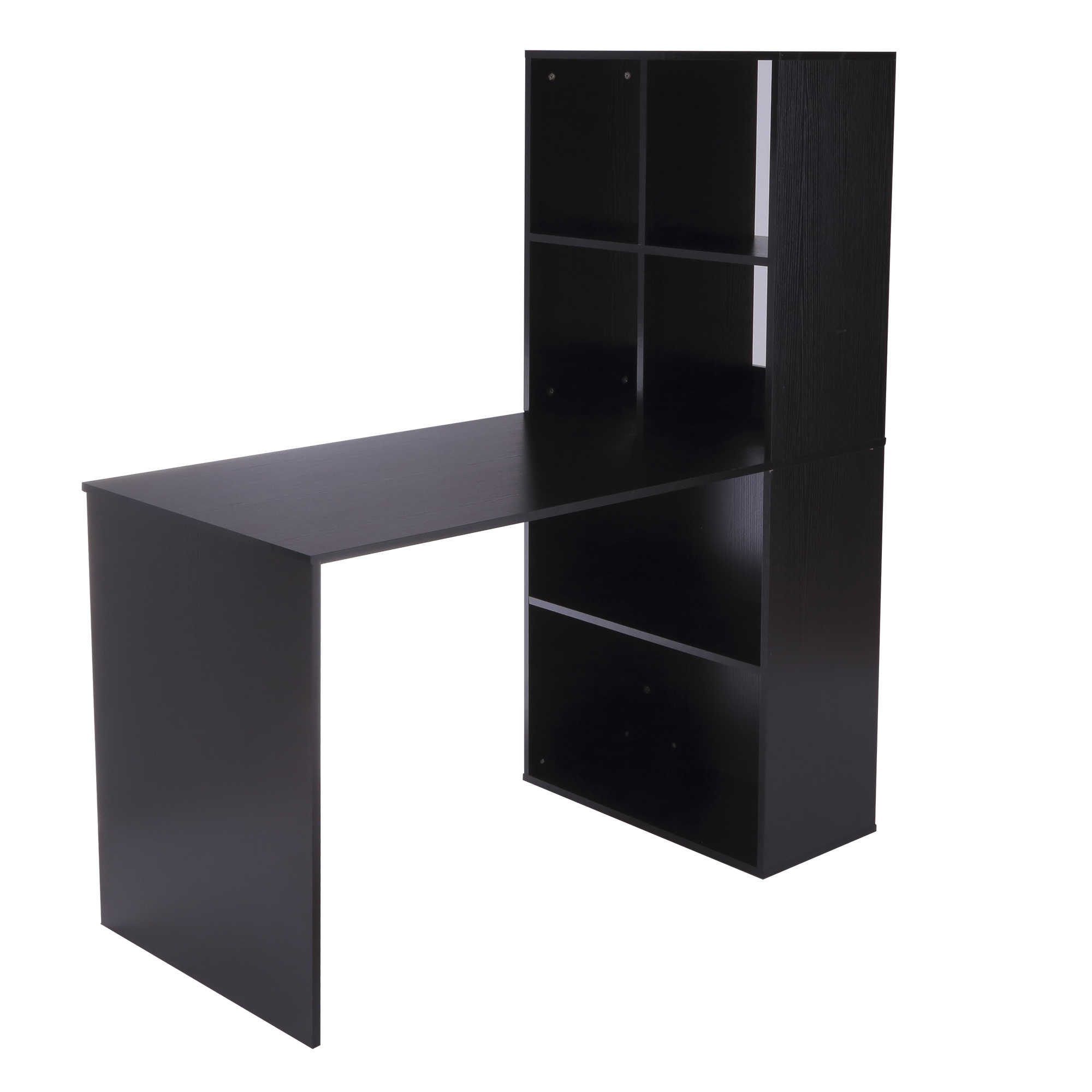 Vinsetto Computer Desk Space Saving with Hutch BlackAOSOM.CA