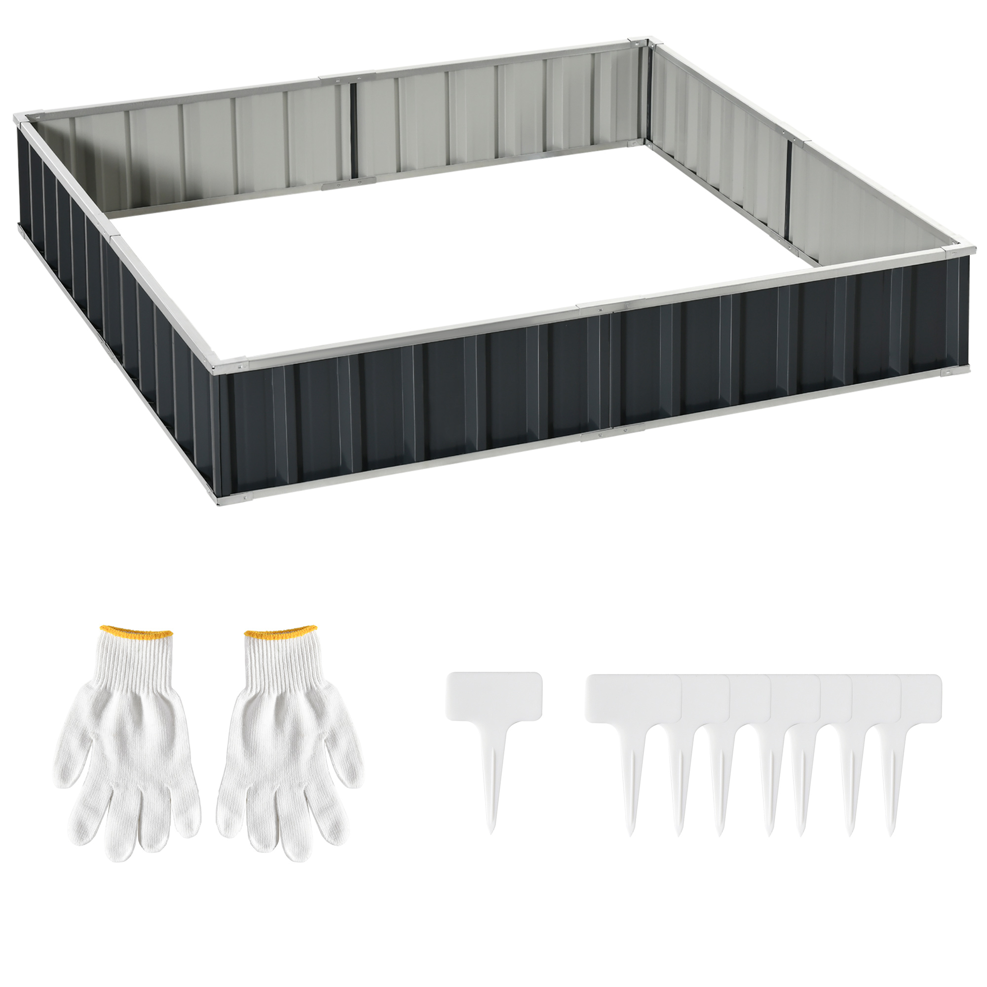 Geo Rectangle Planter — Majestic Fountains and More