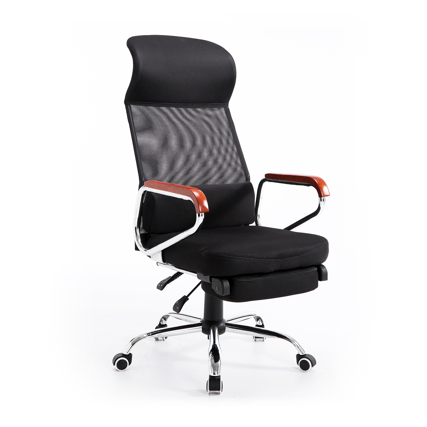 Mesh High Back Reclining Office Chair with Foot Rest