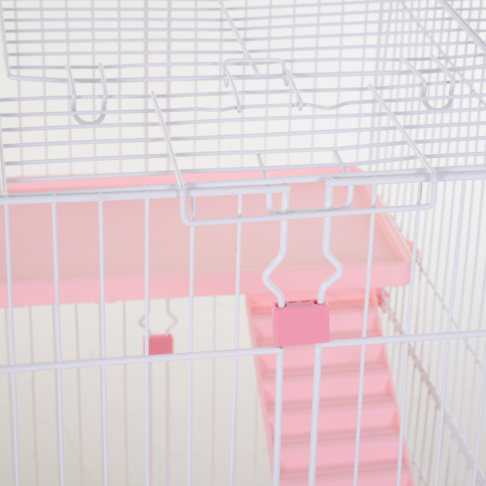 y⭐︎Rabbit PawHut Rabbit House Outdoor, 2-Tier Large Guinea Pig Hutch