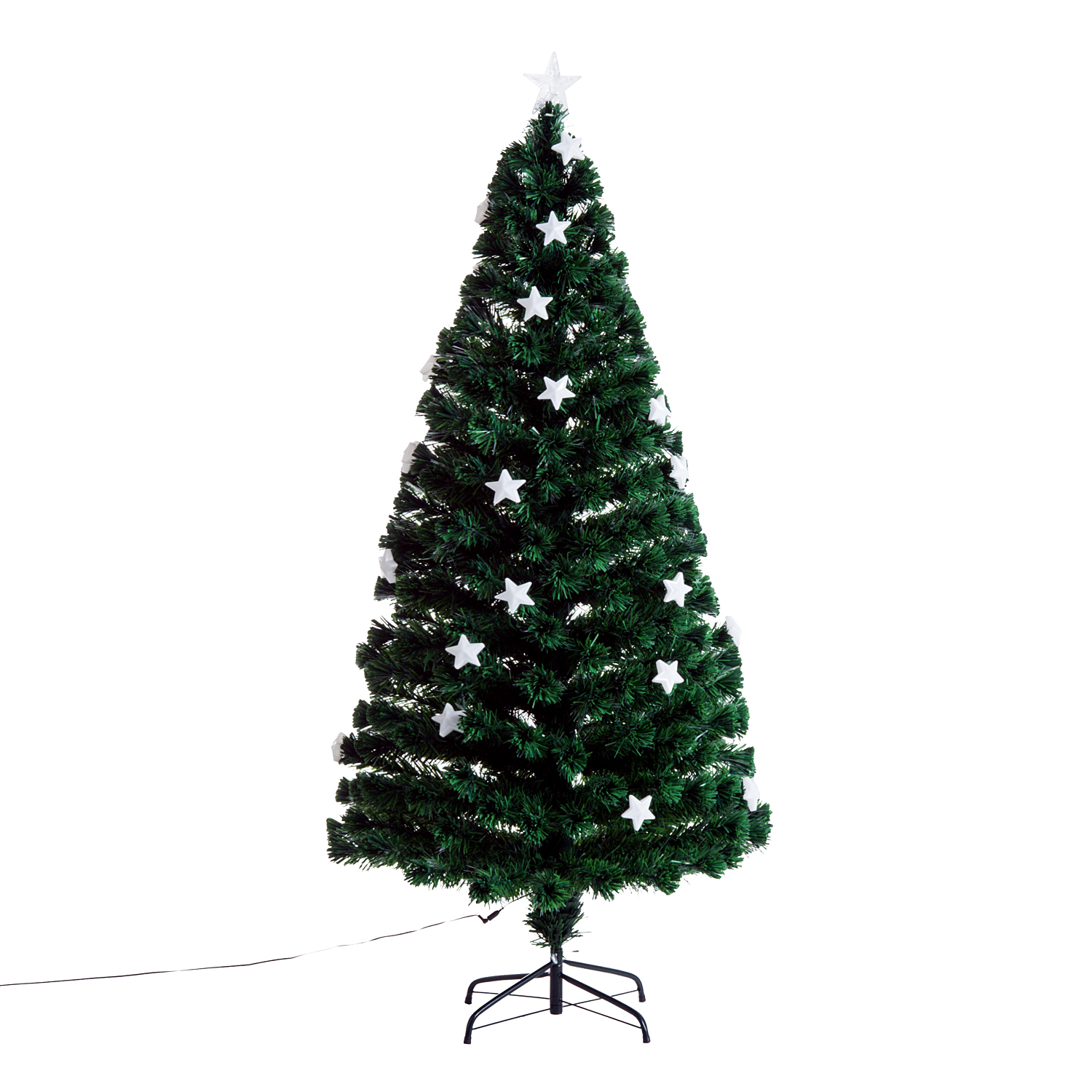 6’ Artificial Holiday Decoration Star Light Christmas Tree