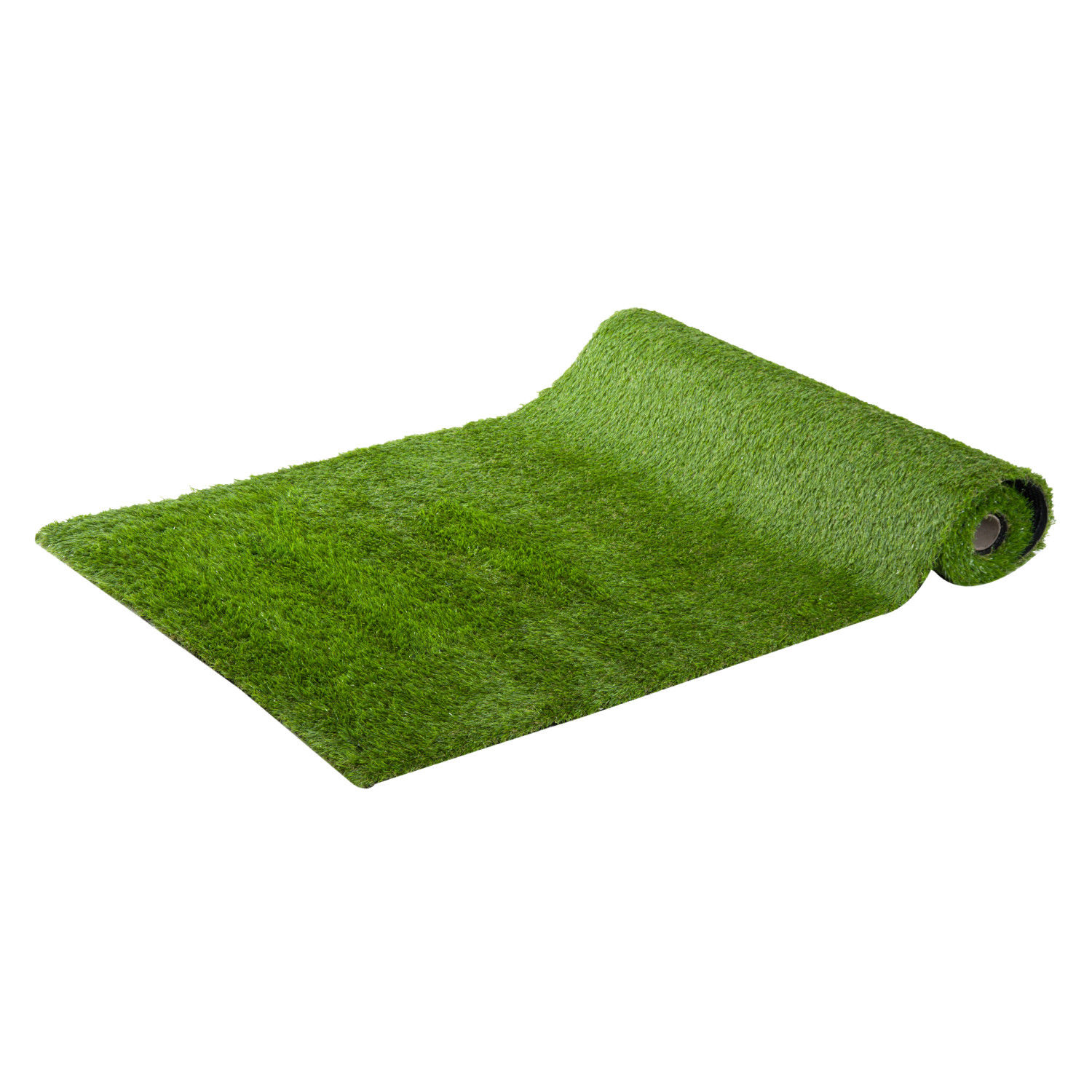 Outsunny 3pc 32sqft Artificial Lawn Synthetic Turf Garden Fake Grass W
