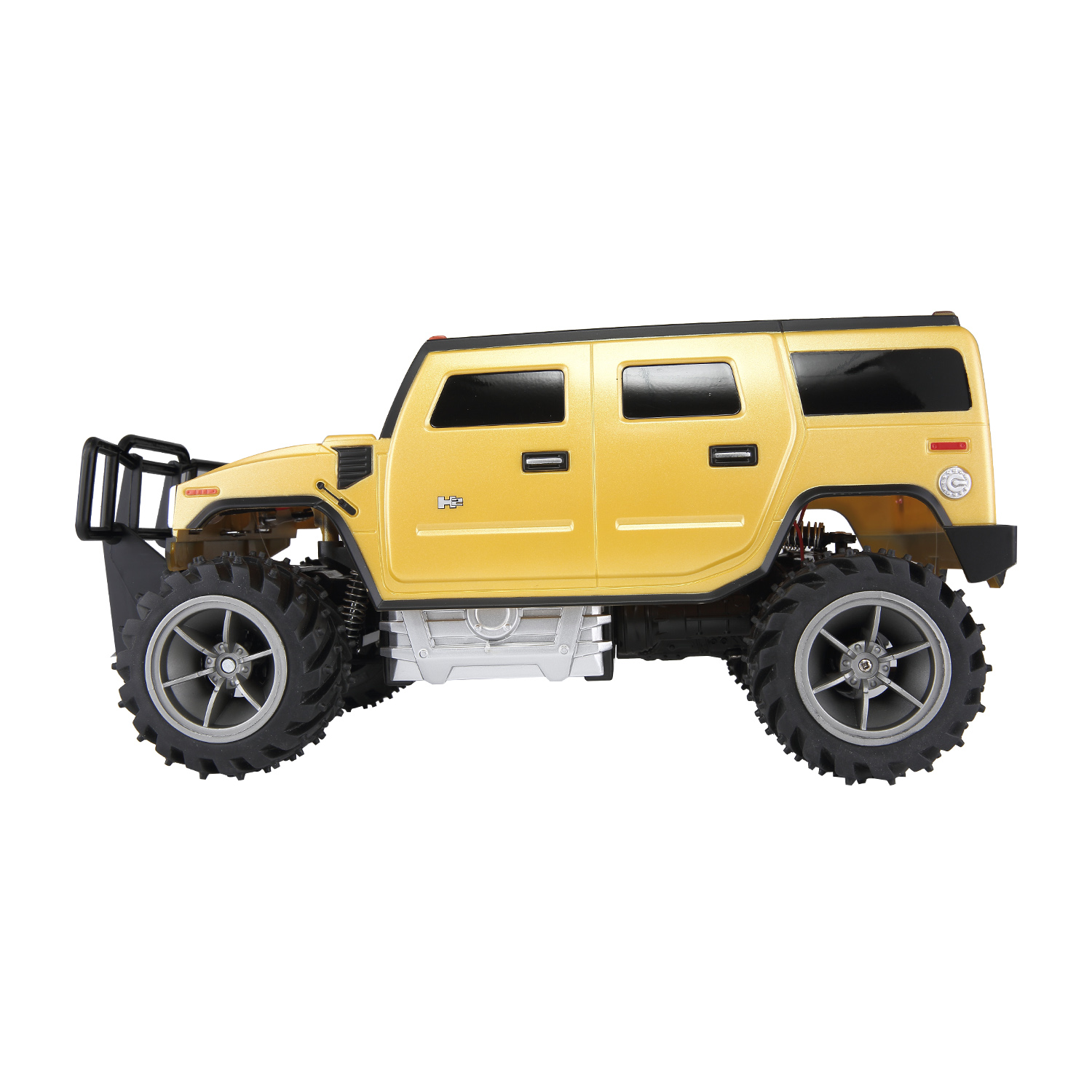 Aosom 1/14 Scale Hummer H2 SUV Remote Control Car - Yellow|AOSOM.COM