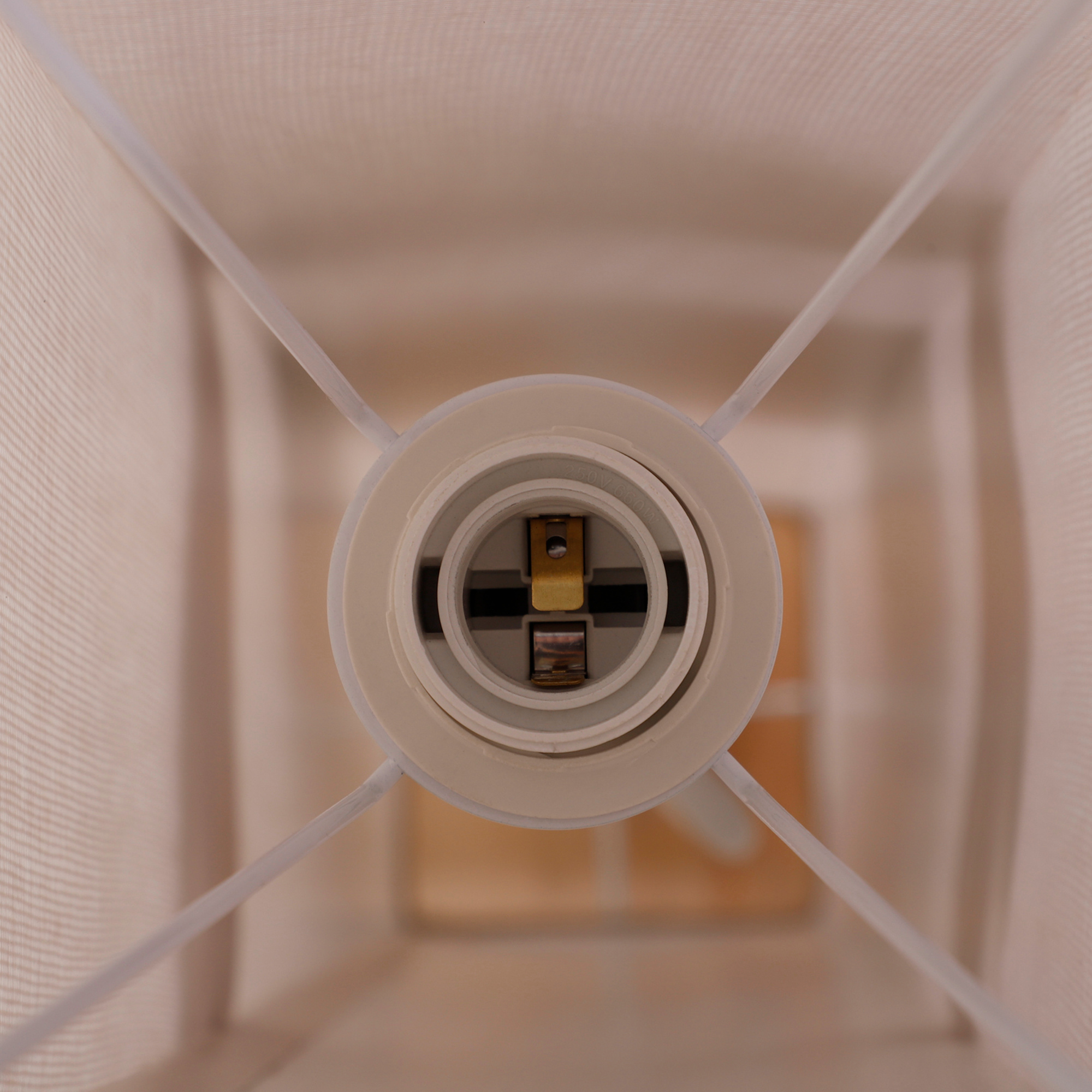 HOMCOM 48” Modern Free Standing Rectangle Floor Lamp With Fabric Linen ...