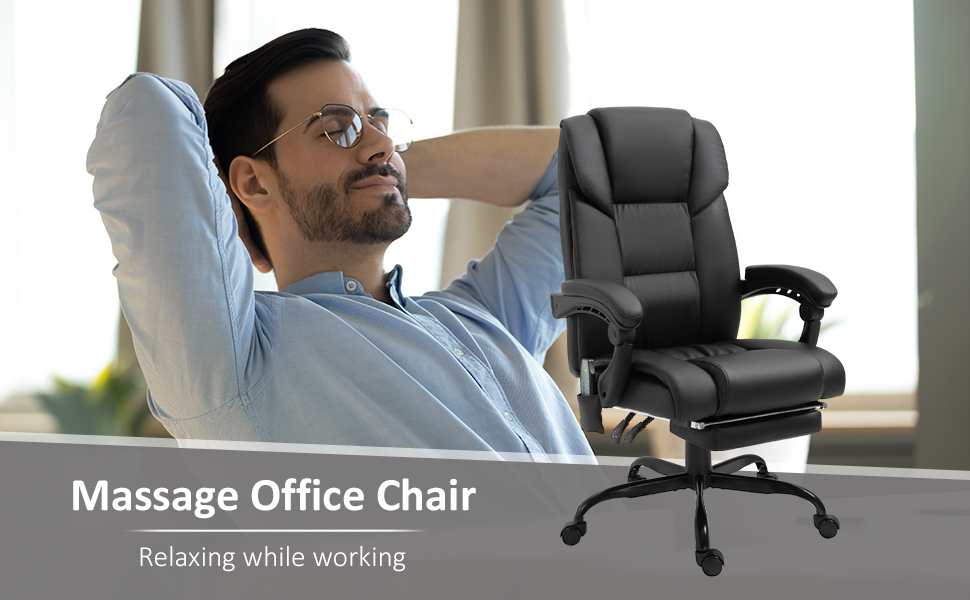 Office Chair with Leg Rest, for working in the reclining position.