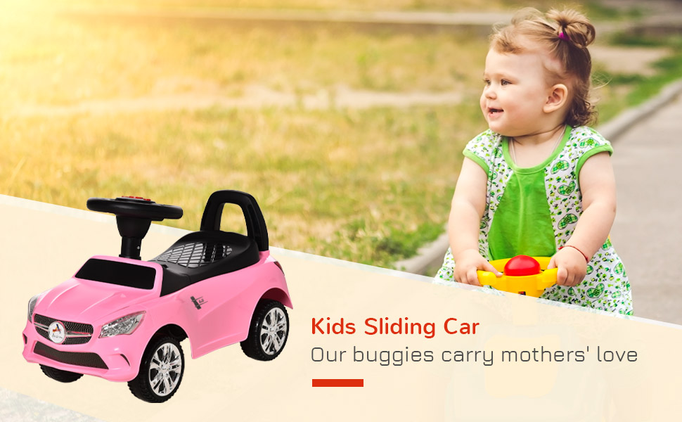 Toddler girl best sale push car