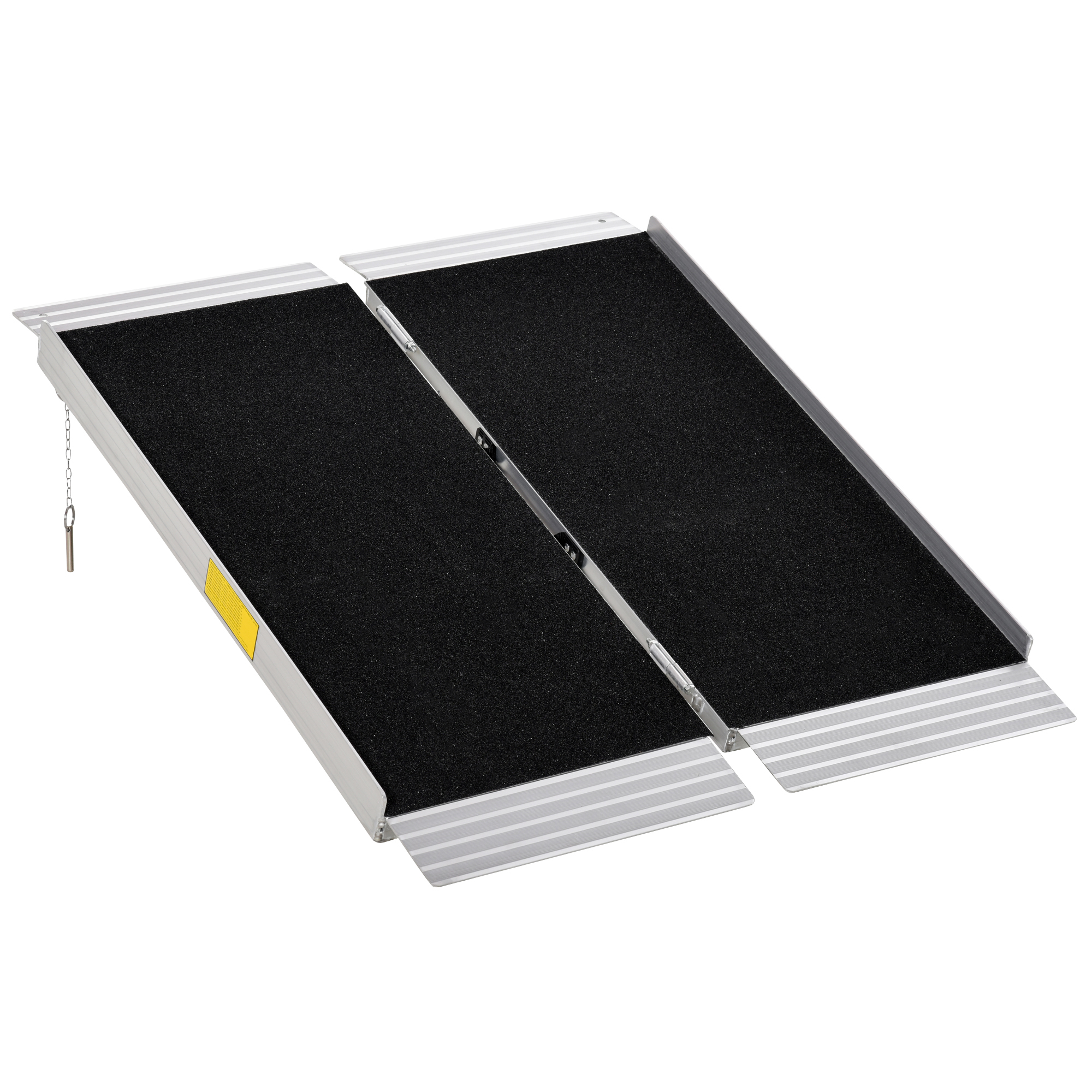 Homcom 3' Portable Wheelchair Ramp For Steps Aluminum Threshold ...