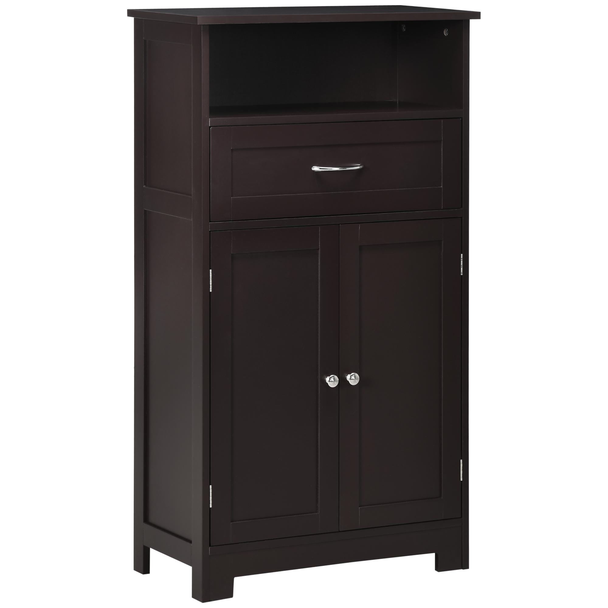 thumbnail image 2 of Kleankin Modern Freestanding Bathroom Floor Cabinet With Storage, 30cm Wide, White 2 of 4