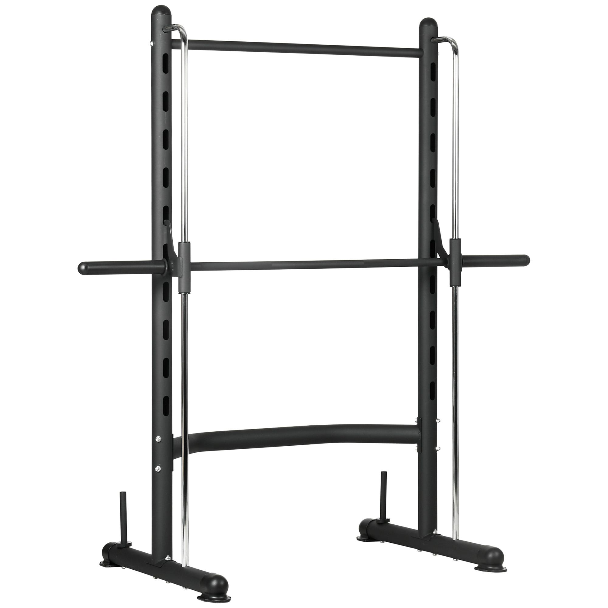 Soozier Adjustable Squat Rack With Pull Up Bar And Barbell Bar, Bench Press Rack, Multi-Function Weight Lifting Half Rack , Aosom Canada