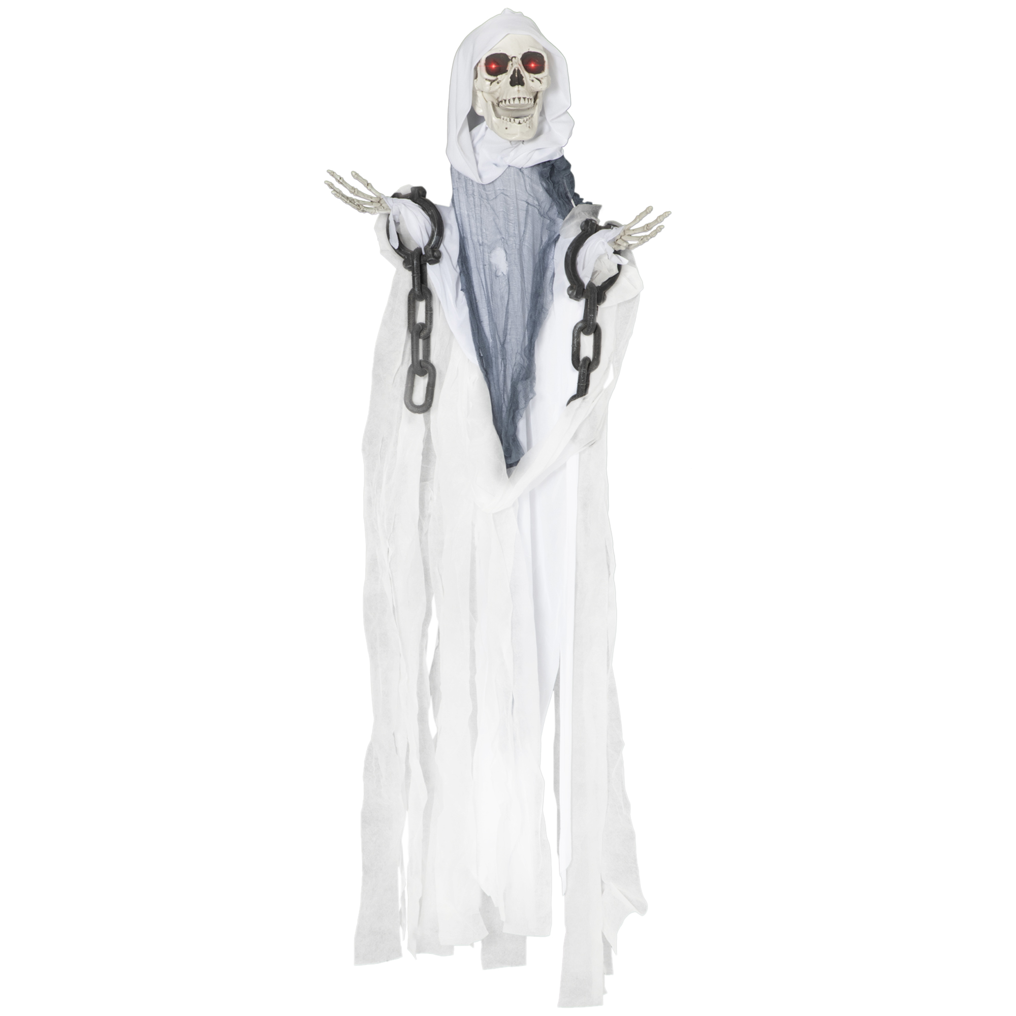 Fantôme Squelette Suspendu Halloween 90x52 Cm - Déco Effrayante Pour Maison & Jardin