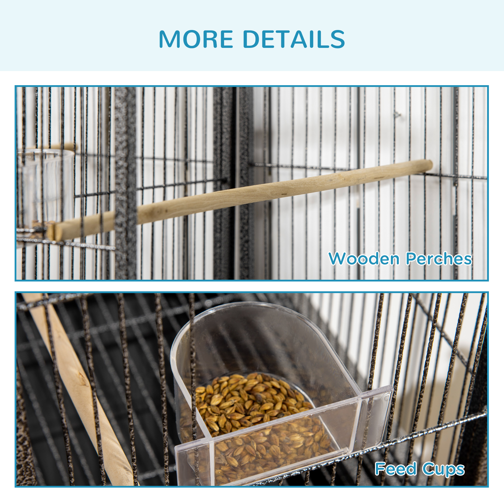 Beautiful view of Extra Large Bird Cage With Perch