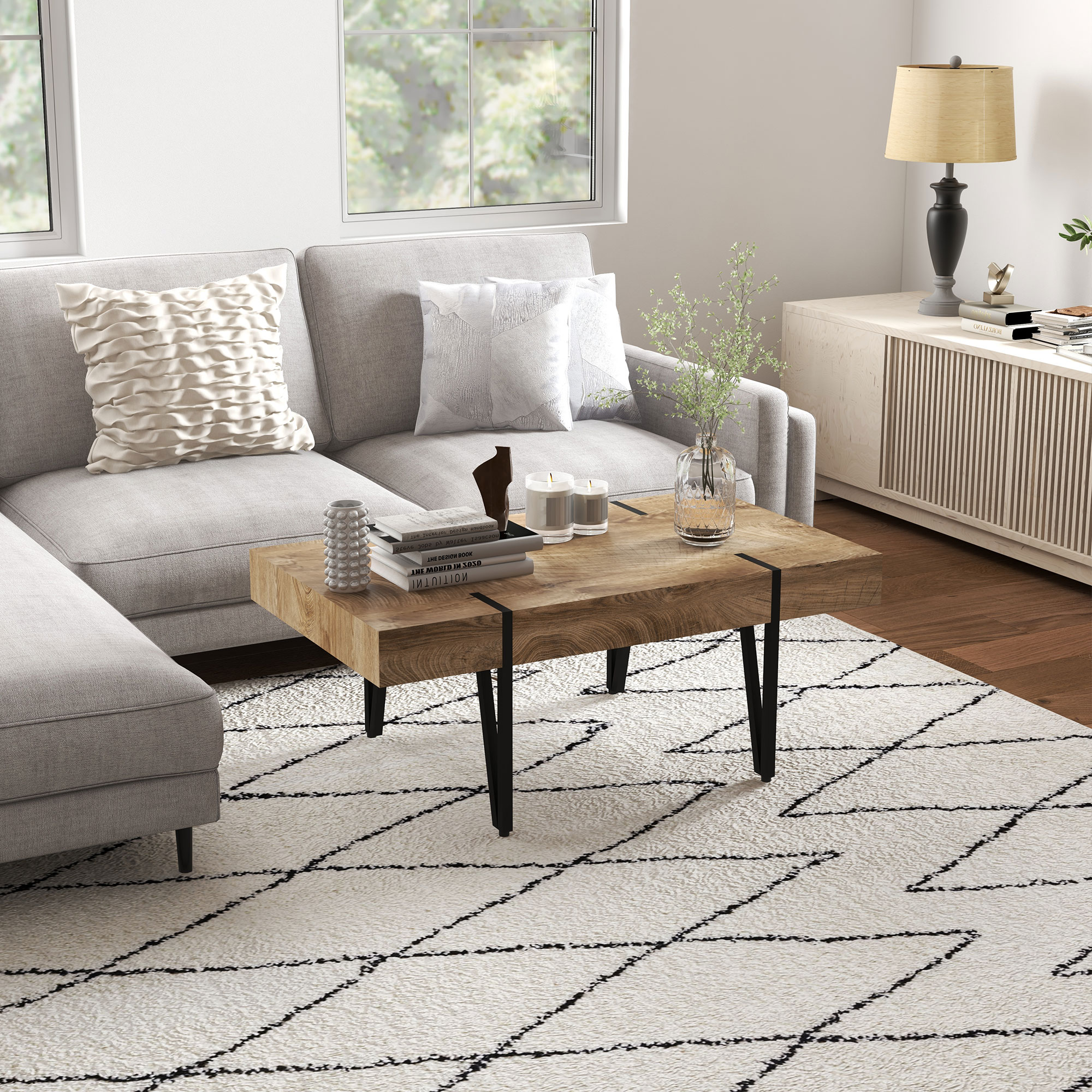 テーブル・チェア・ハンモック Coleman Natural Mosaic Living Table 120 Amazon | Coleman(コールマン) テーブル ナチュラルモザイク
