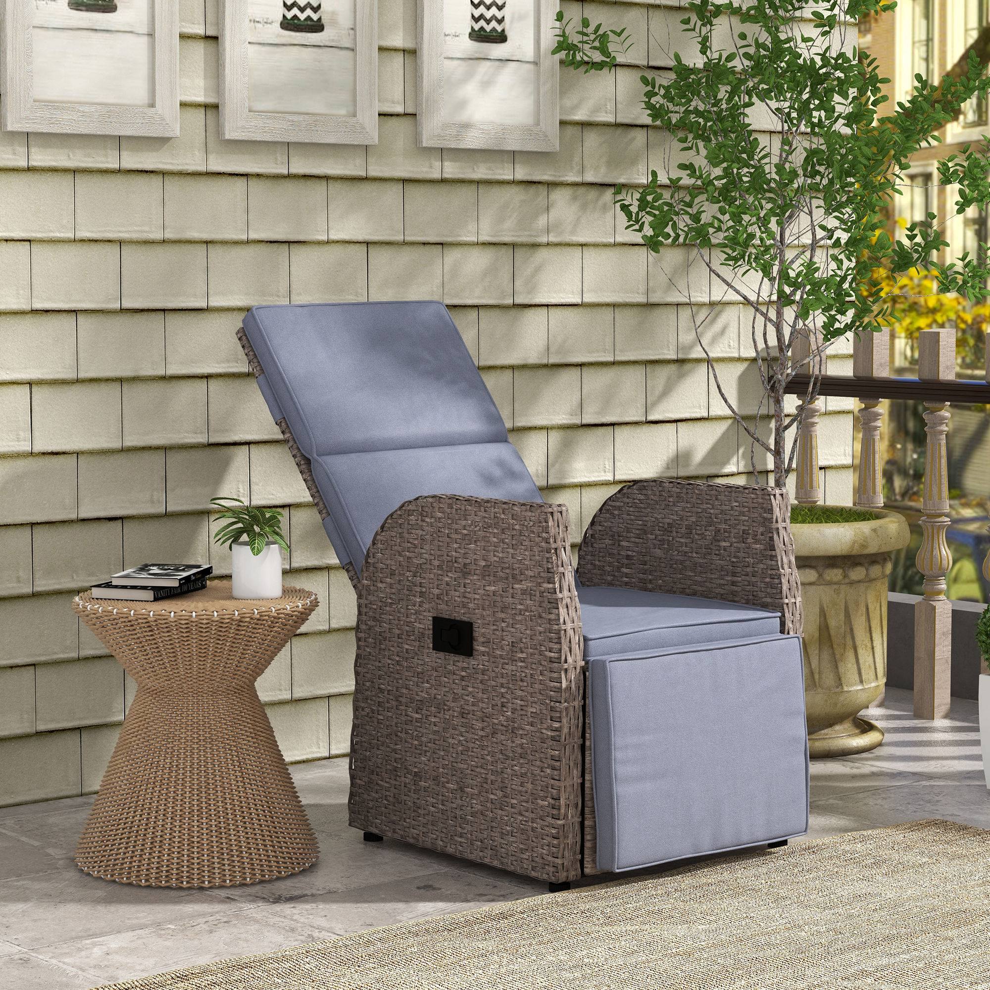 Recliner Set Outdoor Recliner Cushions Outsunny Outdoor Recliner