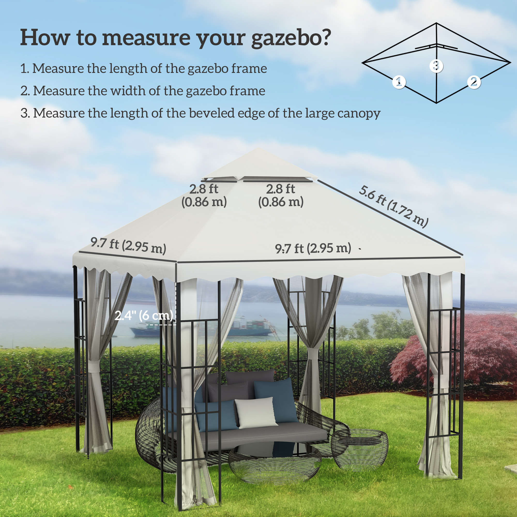 10x10 Gazebo Replacement Canopy Walmart Gazebo Riplock 350 10 By