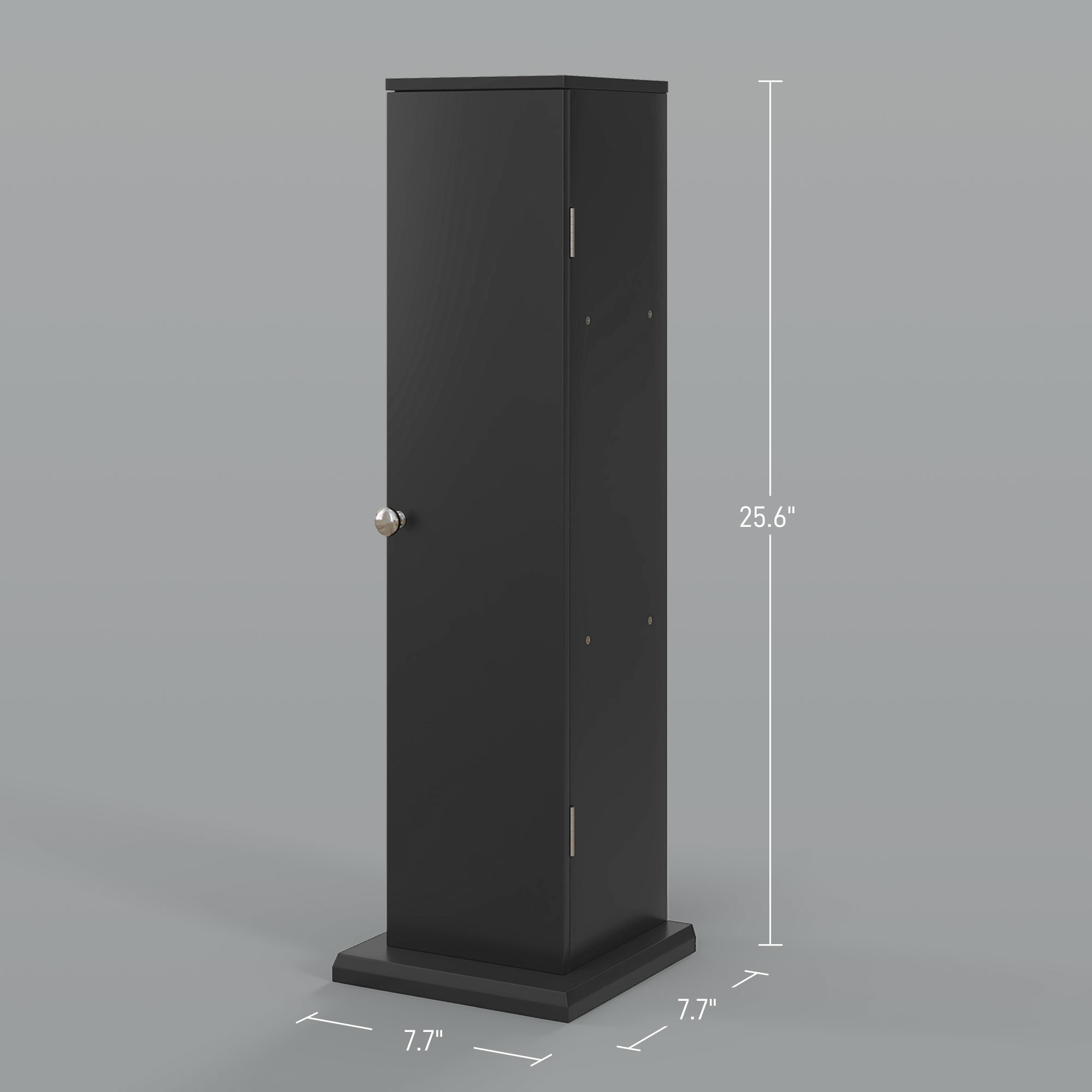 HOMCOM Small Toilet Paper Cabinet, Bathroom Corner Cabinet with Doors and Shelves for Paper Shampoo, Black 1