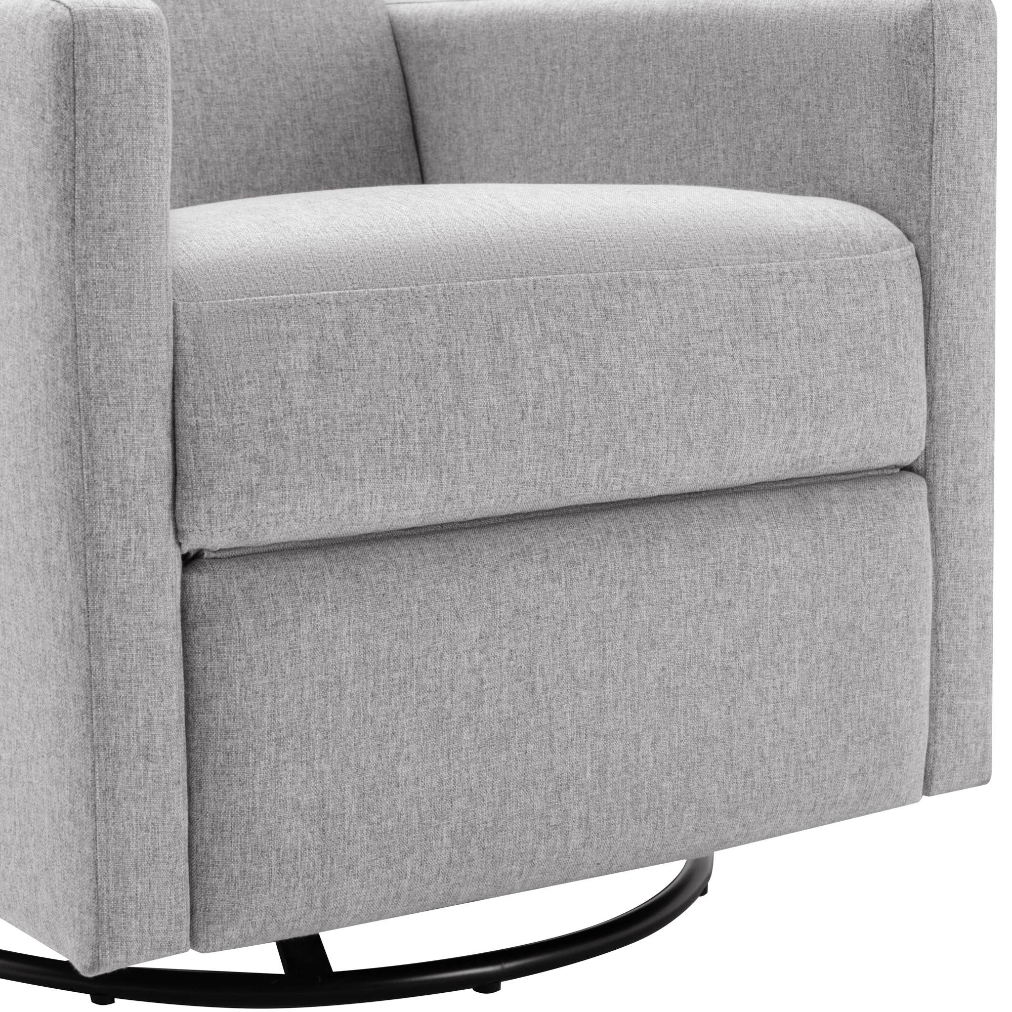 Modern Upholstered Rocker Nursery Chair - Gray
