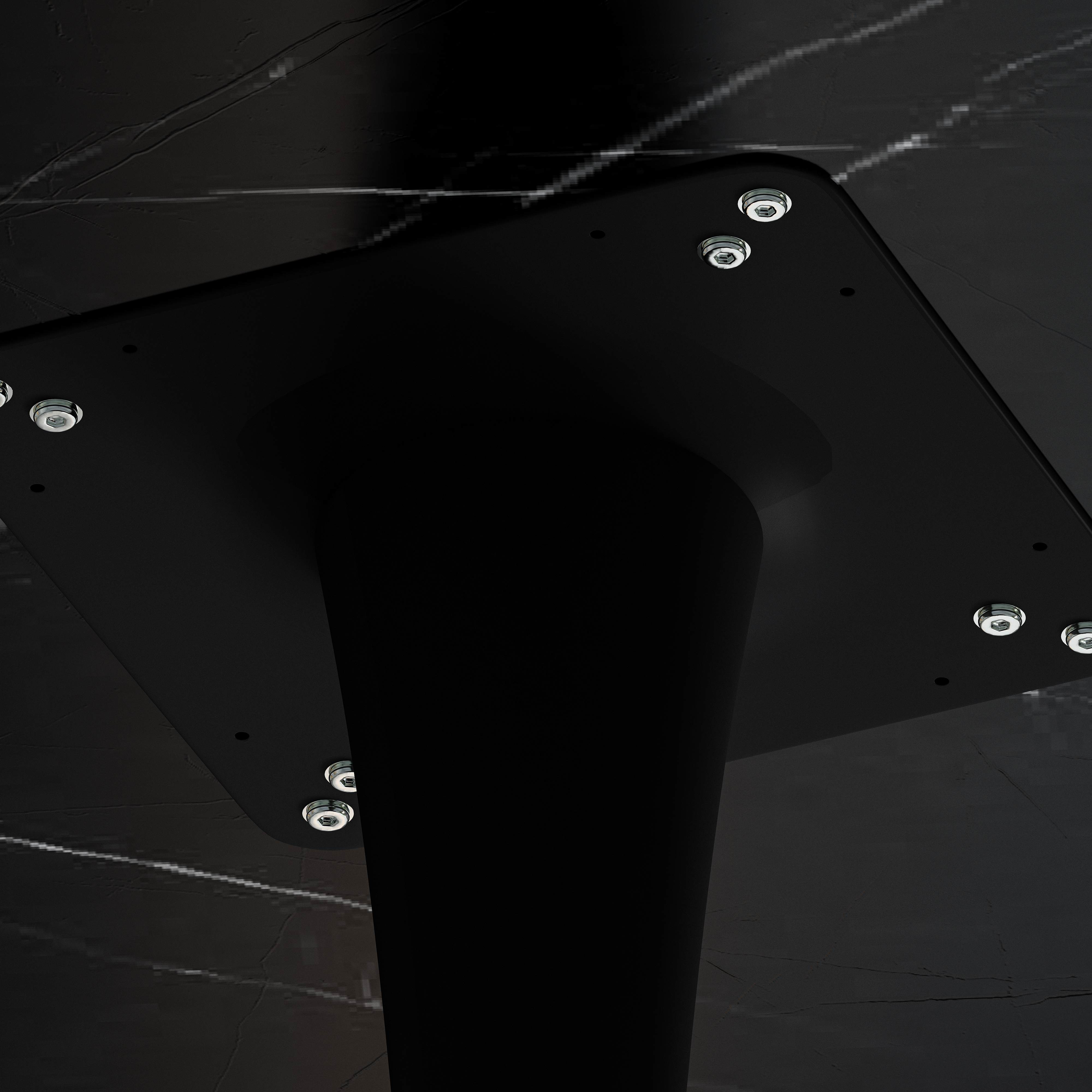 31.5" Modern Octagonal Coffee Table with Printed Black Marble Table Top, Metal Base, Easy Assembly, and High Load-Bearing Capacity, marble | Aosom.com 5