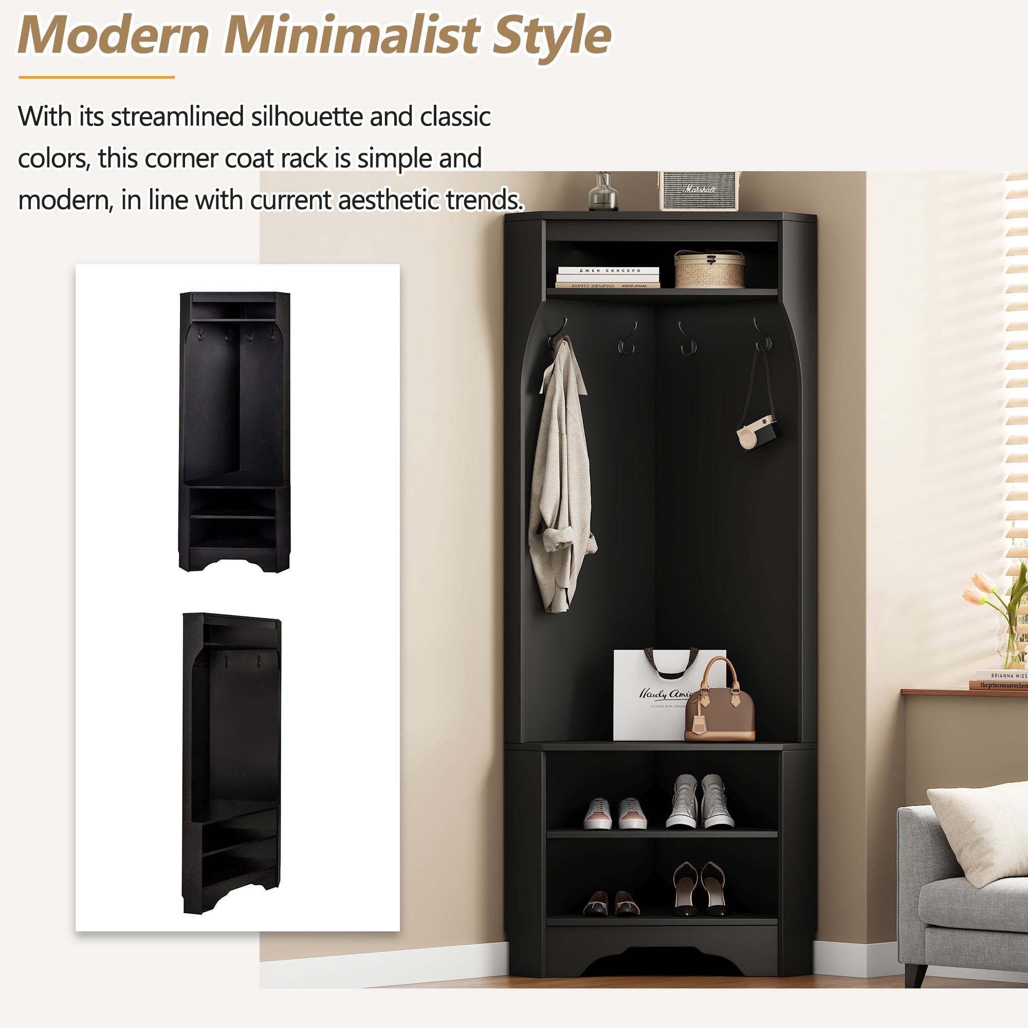 Corner Coat Rack Ideas
