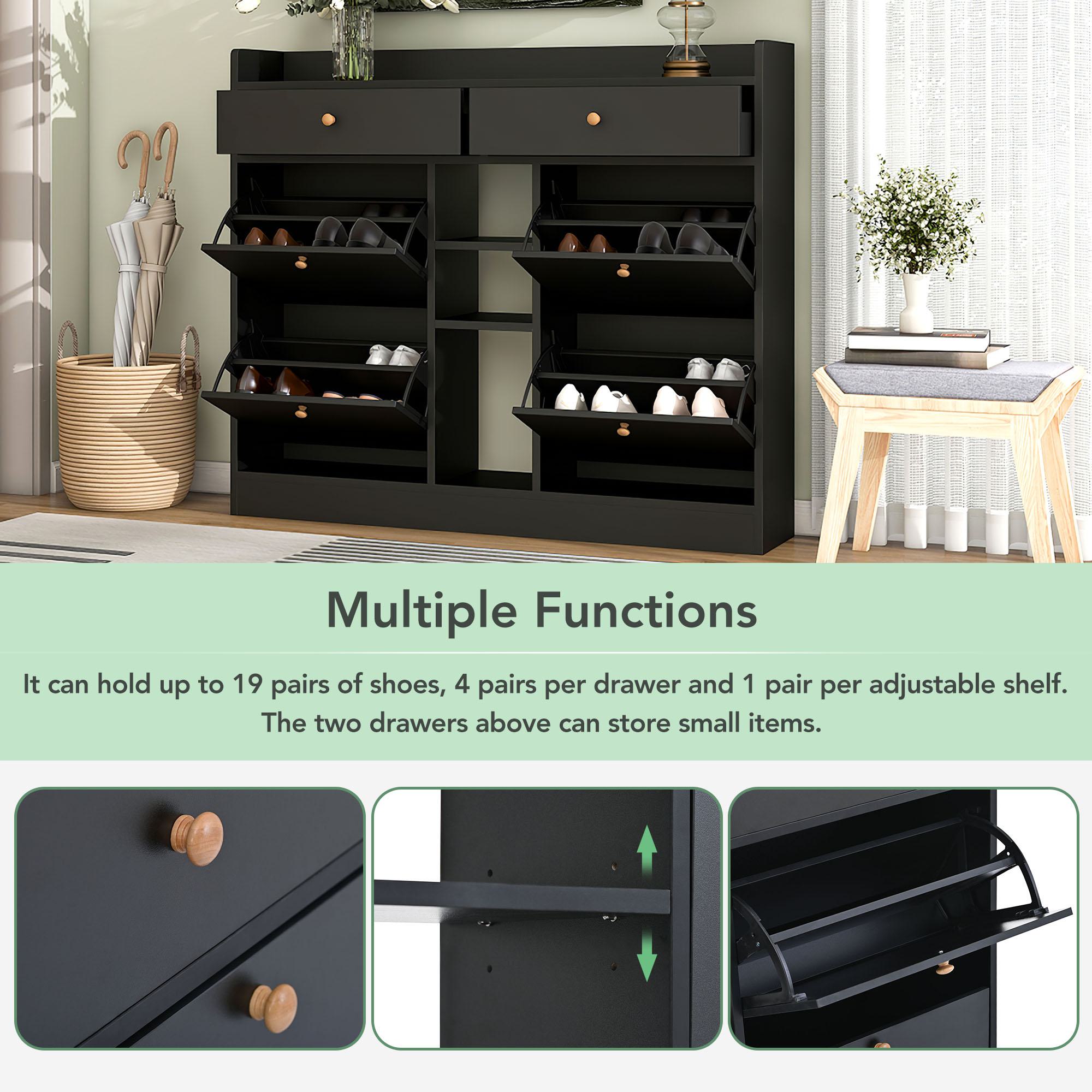 靴の置物 9 Tier Shoe Storage Organizer, 50 Pairs Shoe & Boot Rack