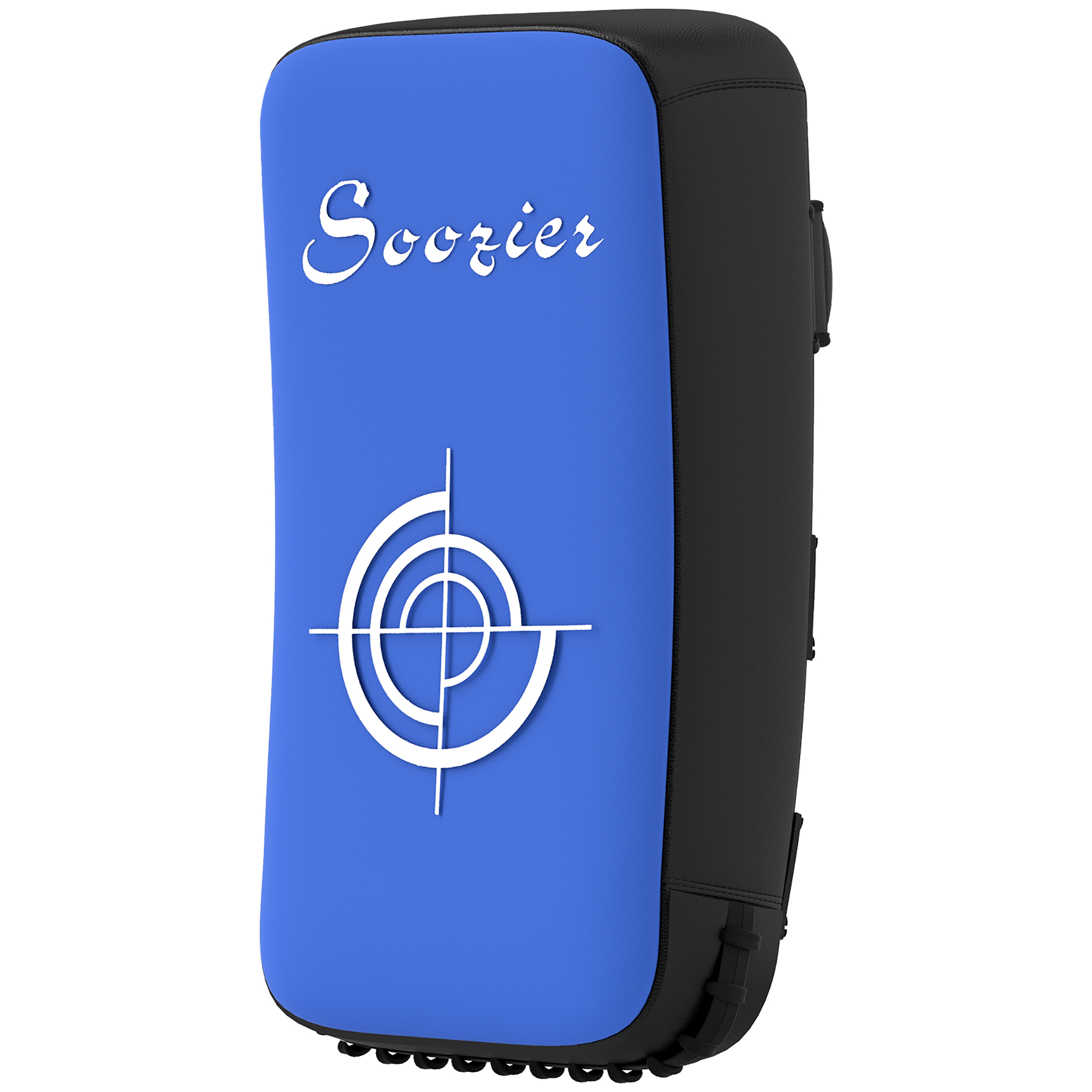 Soozier 16.5 in Muay Thai Kick Shield Punching Pad, Kick Shield for Martial Arts, Karate, Kickboxing, MMA x 1 Unit, Blue