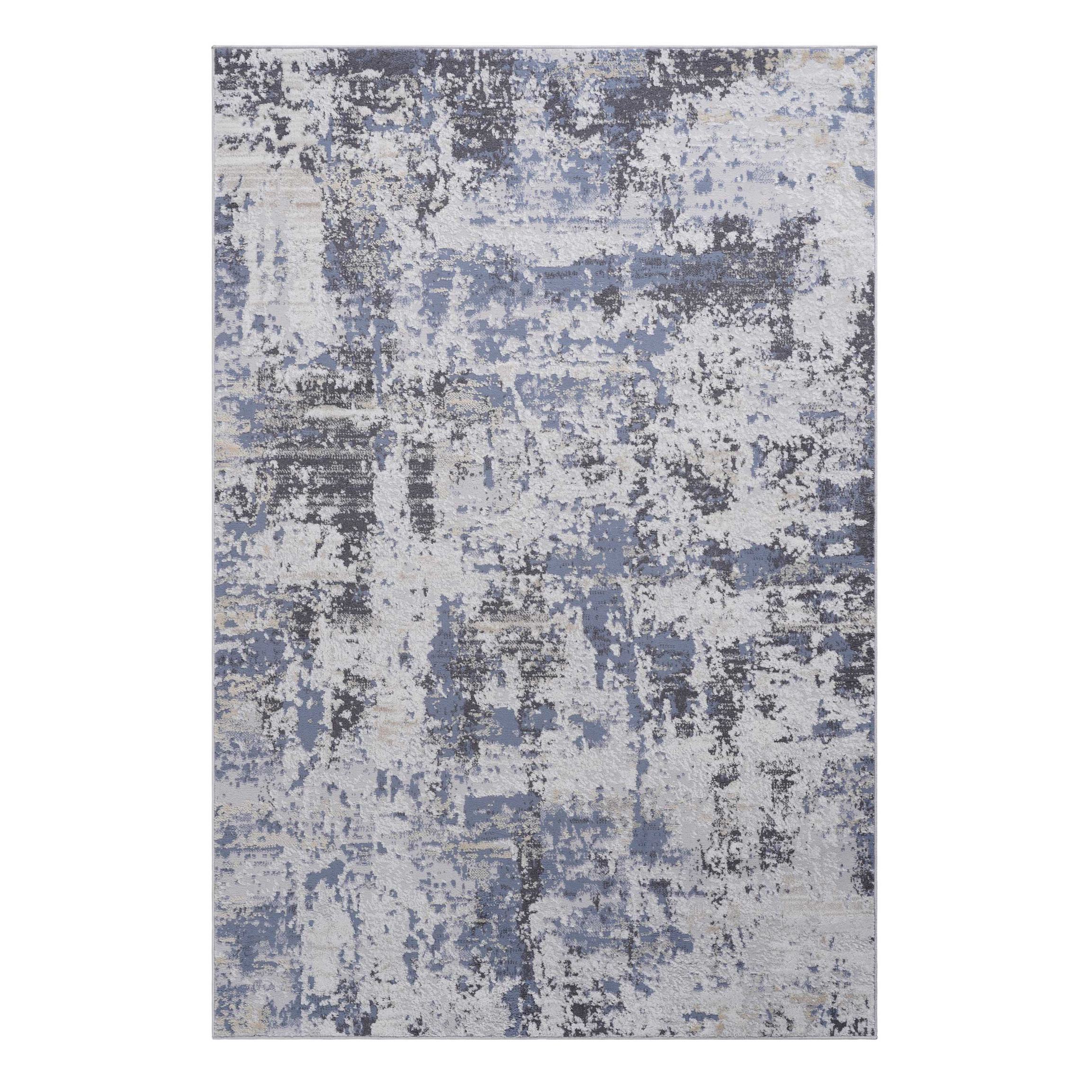 2x3 Traditional Stain-Resistant Area Rug with Cotton Backing, Medium Pile, Kid and Pet-Friendly Carpet, 36 L x 24 W x 0.3 H, Grey | Aosom.com
