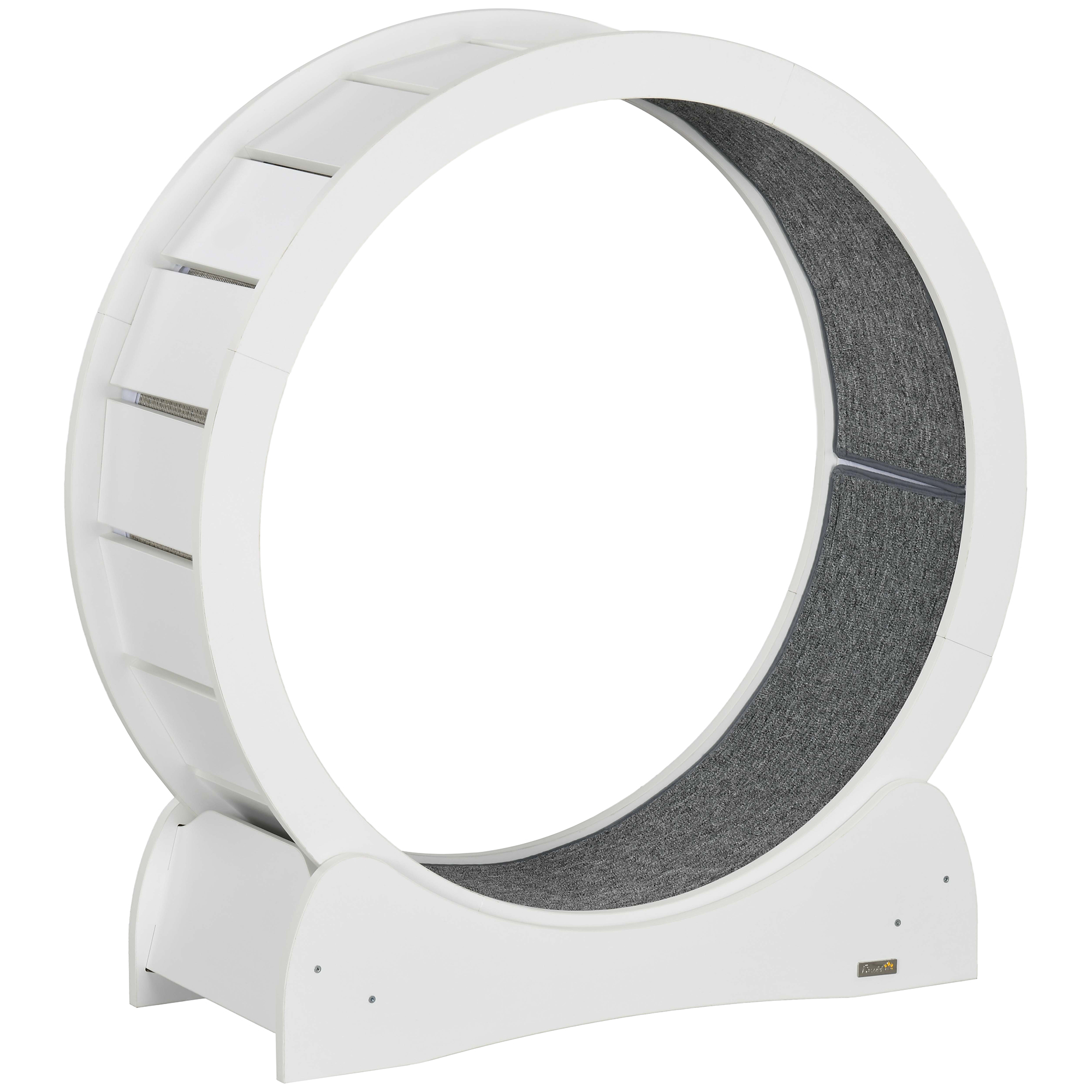 PawHut 30 Cat Exercise Wheel with White Wood Grain | Aosom.com