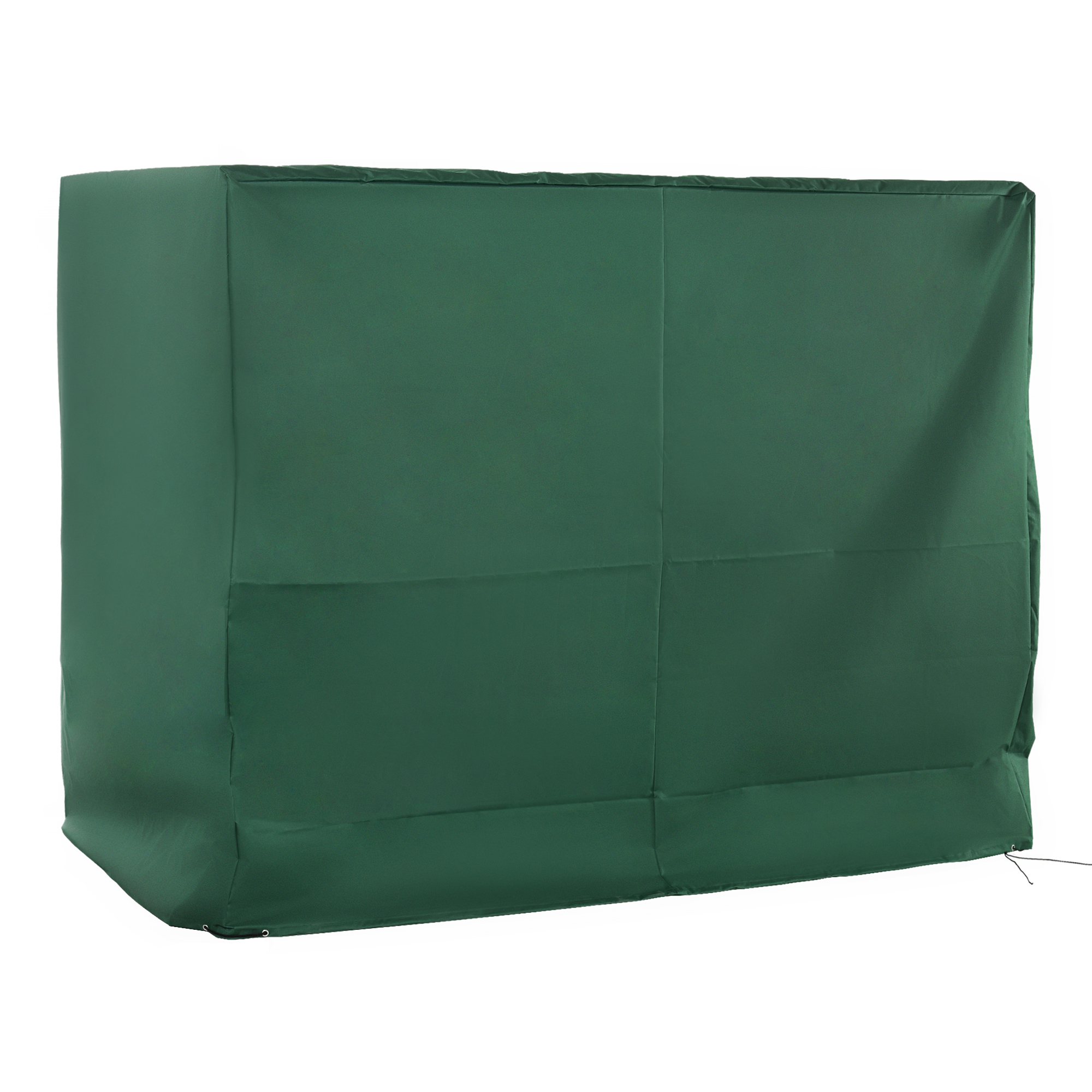 Outsunny 600D Oxford 3-Seater Patio Swing Cover Outdoor Swing Chair Cover Rain Protection Waterproof Anti-UV, Dark Green
