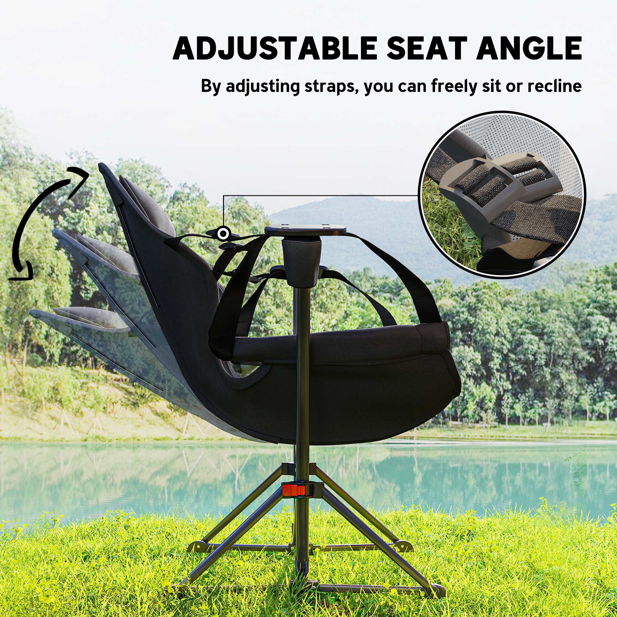 Portable Hammock Luxury Camping Chair Swing Swinging Hammock Chair