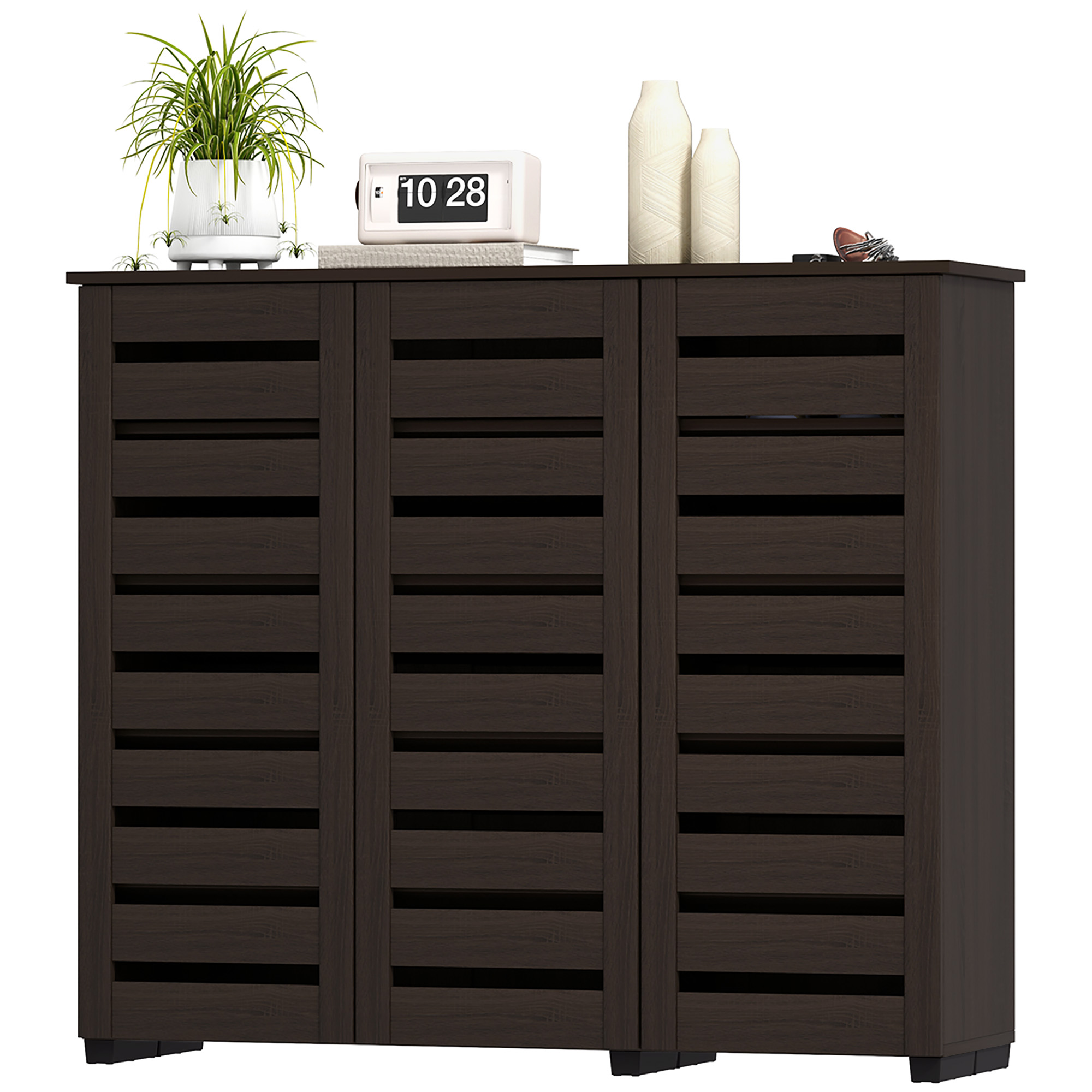 so-so Shoe Rack Shoe Rack for Entryway Solid Wood Shoe Cabinet