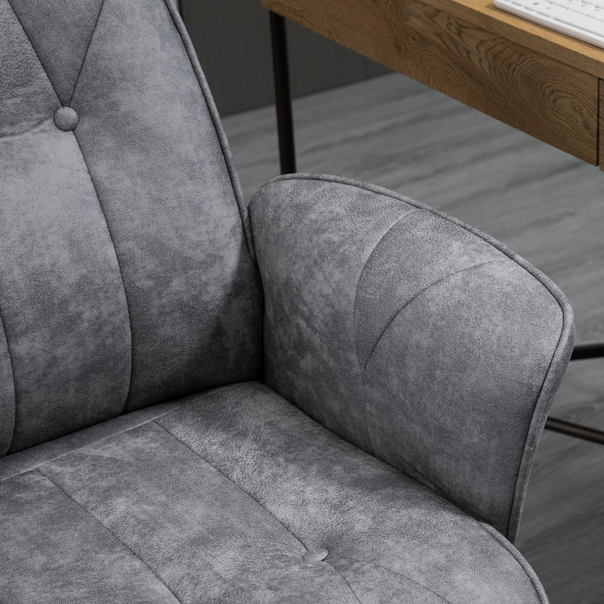Vinsetto Leisure Office Chair with Adjustable Seat Modern Design