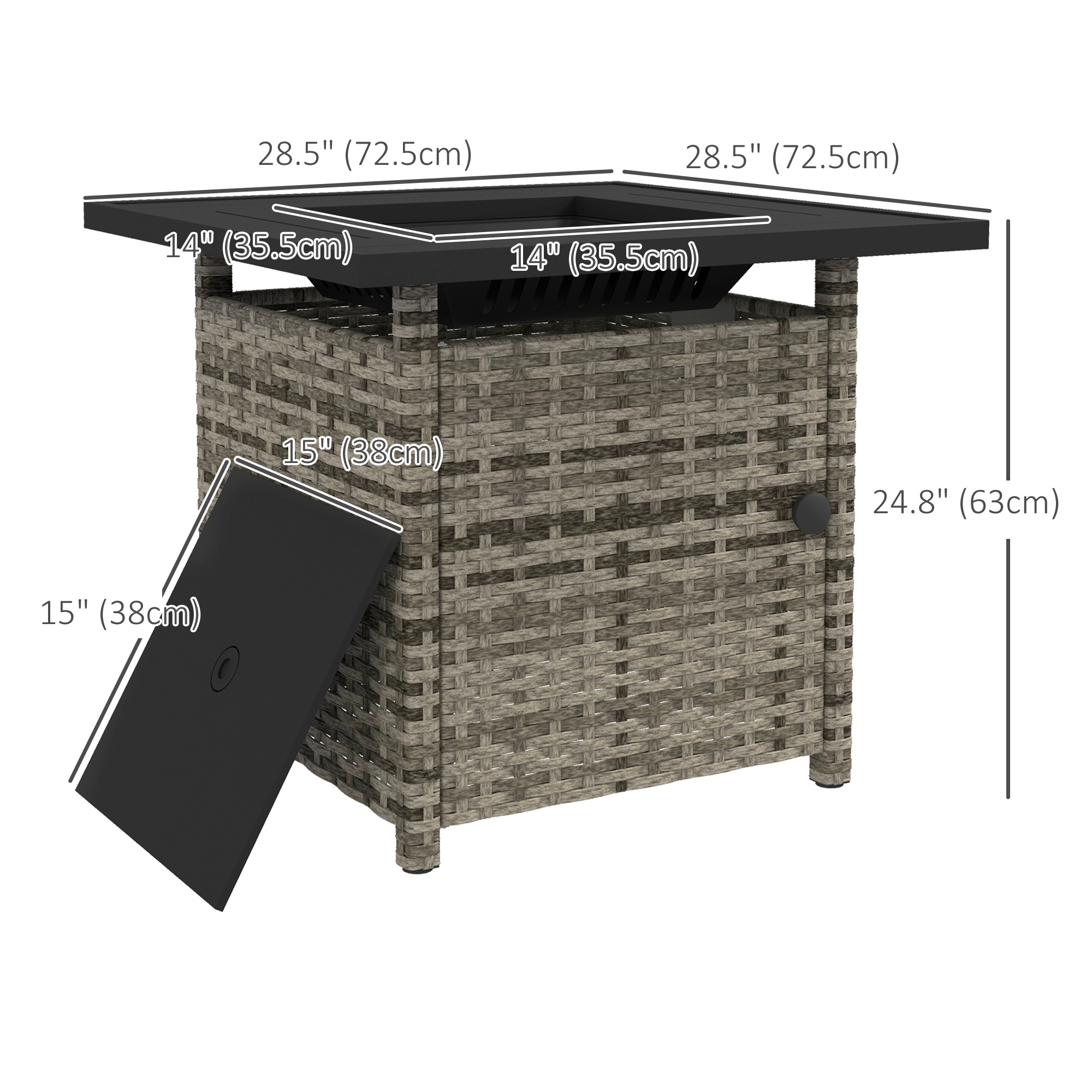 バイオエタノール Base Fire Tables ecosmart-fire-base-40-fire-