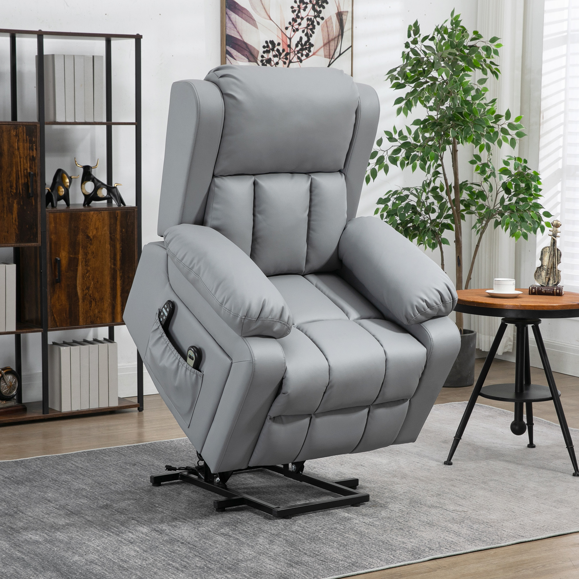 HOMCOM Electric Recliner Chair, Lift Chair for Elderly with