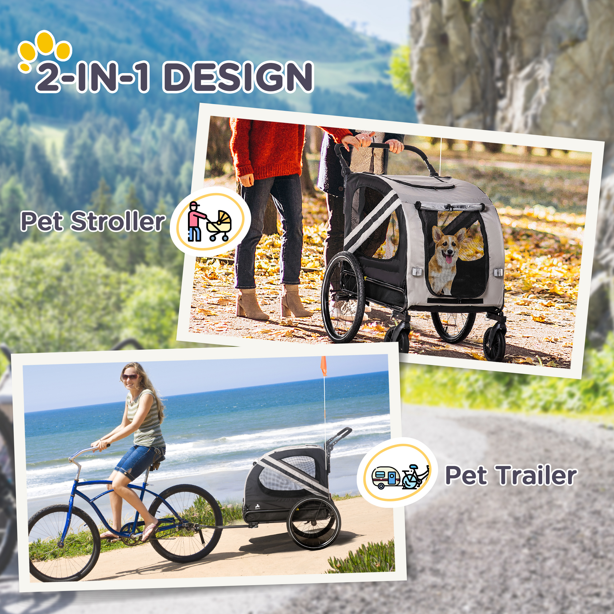 veer wagon stroller Cruiser XL Essentials