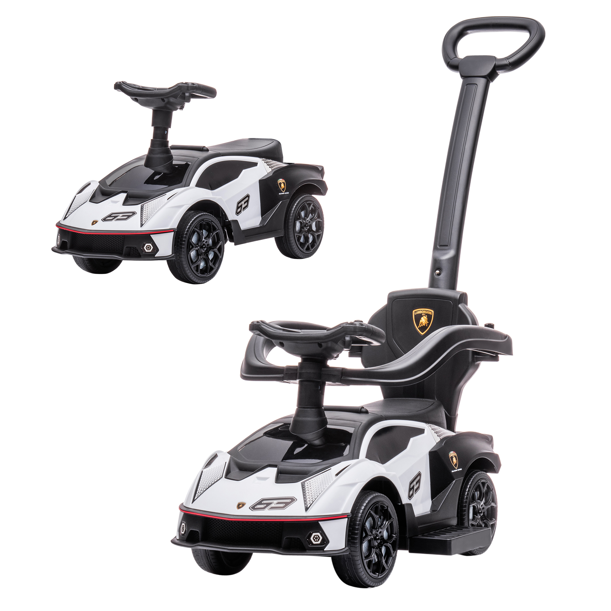 Aosom 2-IN-1 Ride On Push Car, Essenza SCV12 Licensed