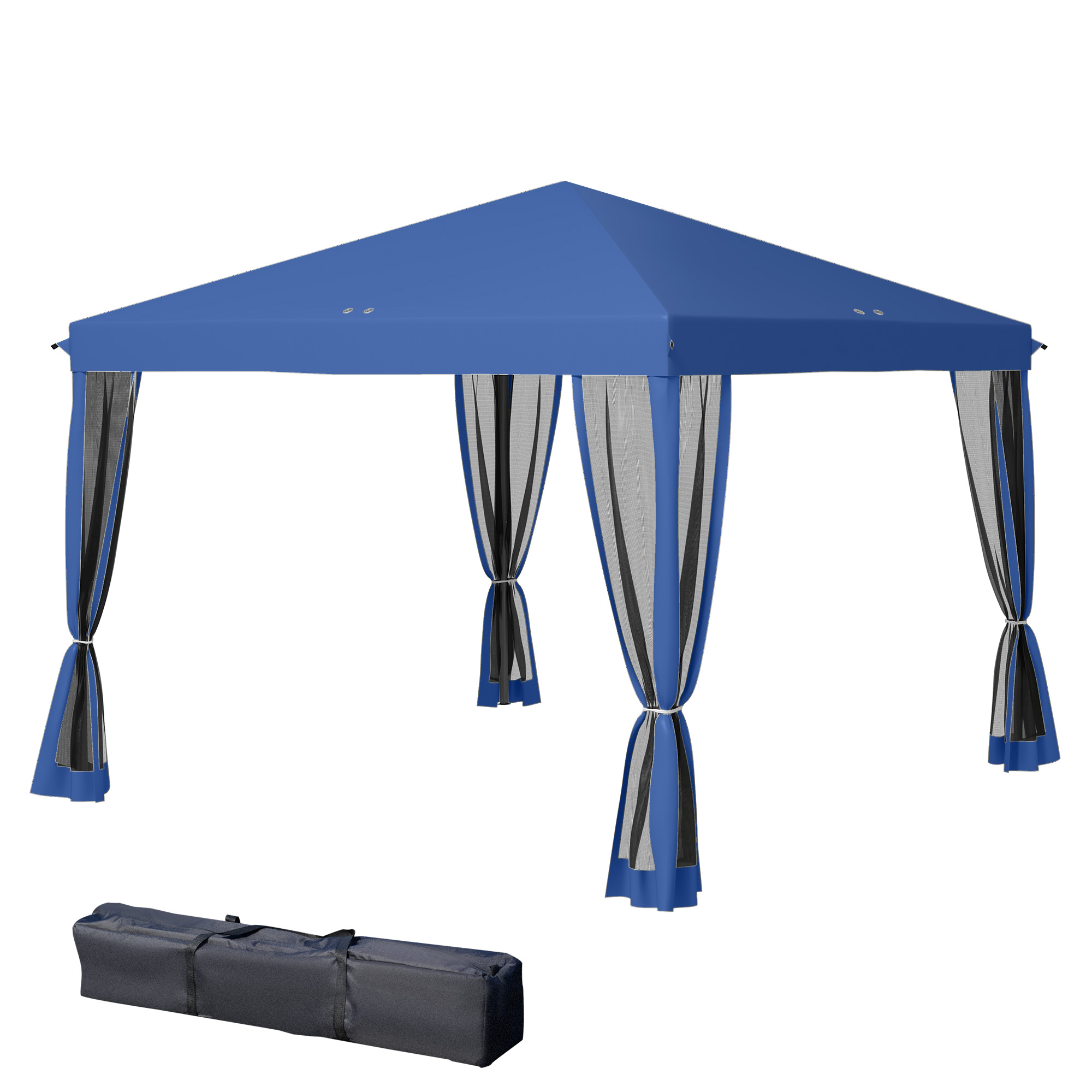popomi Outdoor 10' x 10' Patio Gazebo Outdoor Pop-Up Canopy with