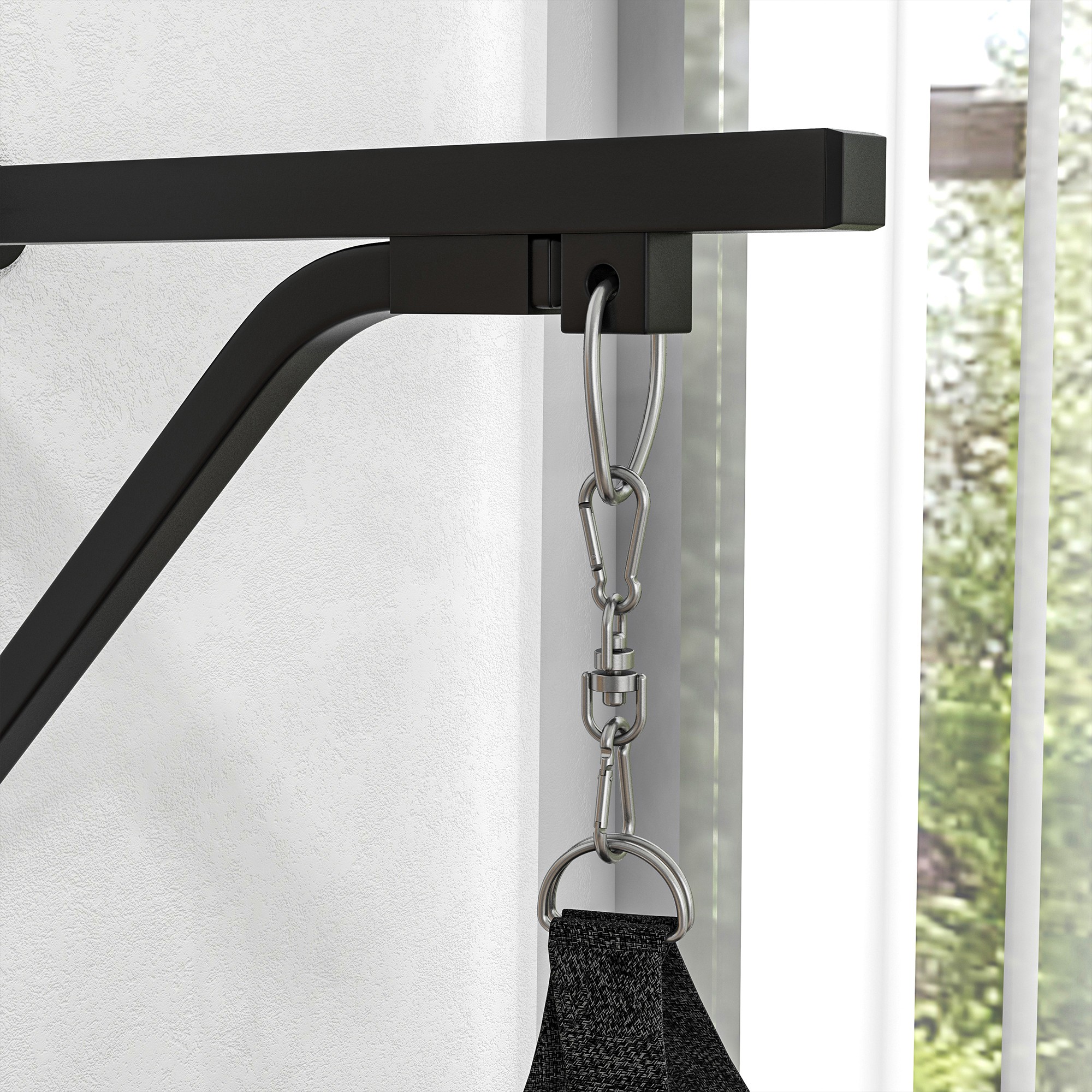 Soozier Heavy Bag Wall Mount Set, Unfilled Punching Bag Hanger with Boxing Gloves for Muay Thai and MMA Training | Aosom.com 6