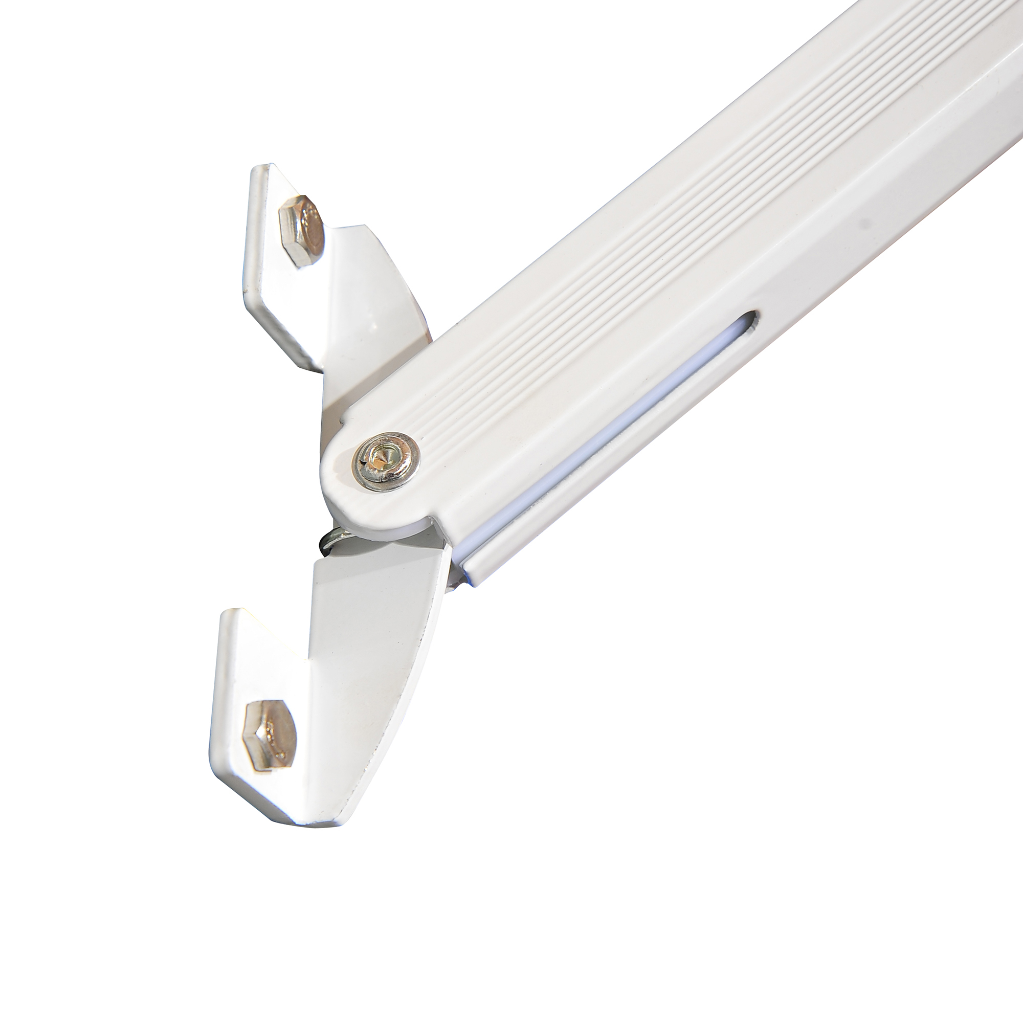 Outsunny 6' Cream Drop Arm Manual Retractable Patio Awning - UV & Sun Protection Window Sunshade with Hardware | Aosom.com 7