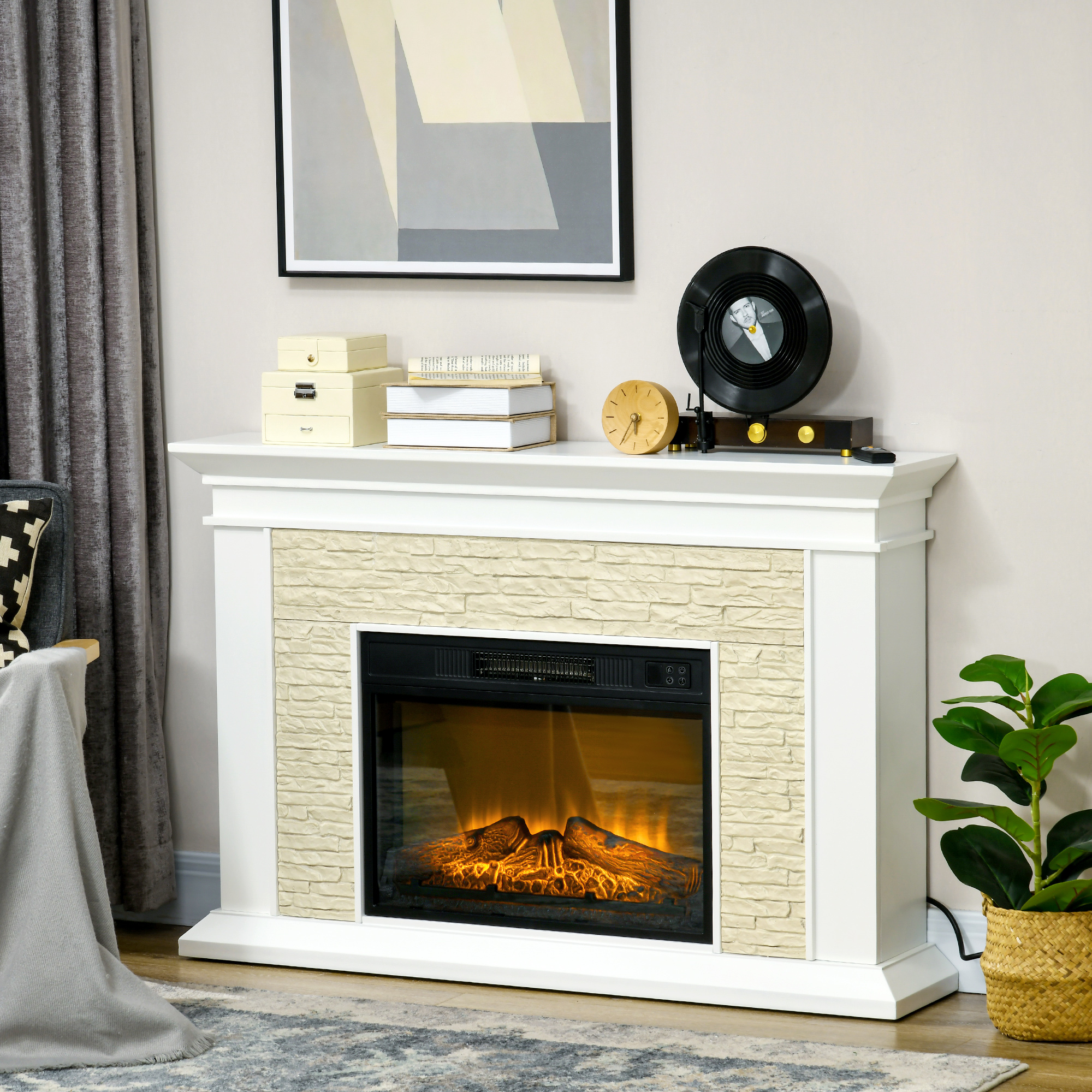 Dimplex ECR-B05 (ホワイト)BRIT SERIES Dimplex ECR20Tie 2kW Portable Eco Radiator, Oil Free Column