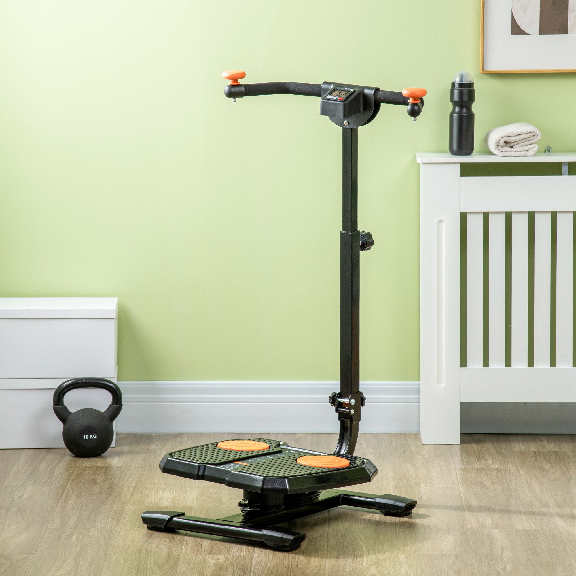 Foldable Ab Twister Machine, Height Adjustable Twist Board with