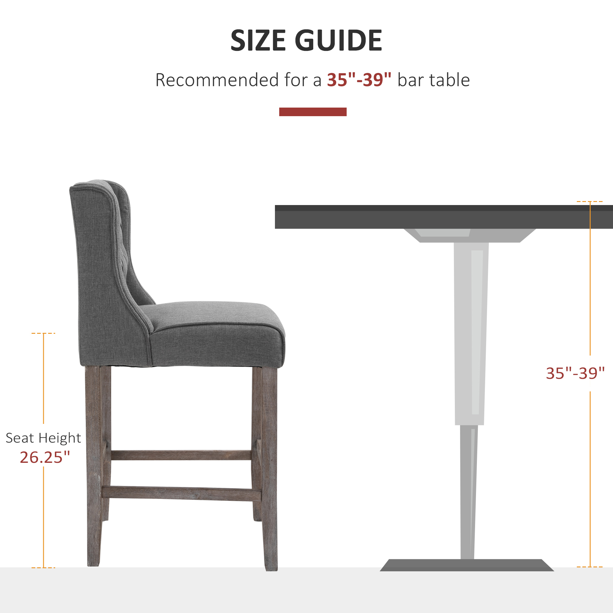 HOT Bar Counter Stool Height For 39 Inch Counter Stool Height
