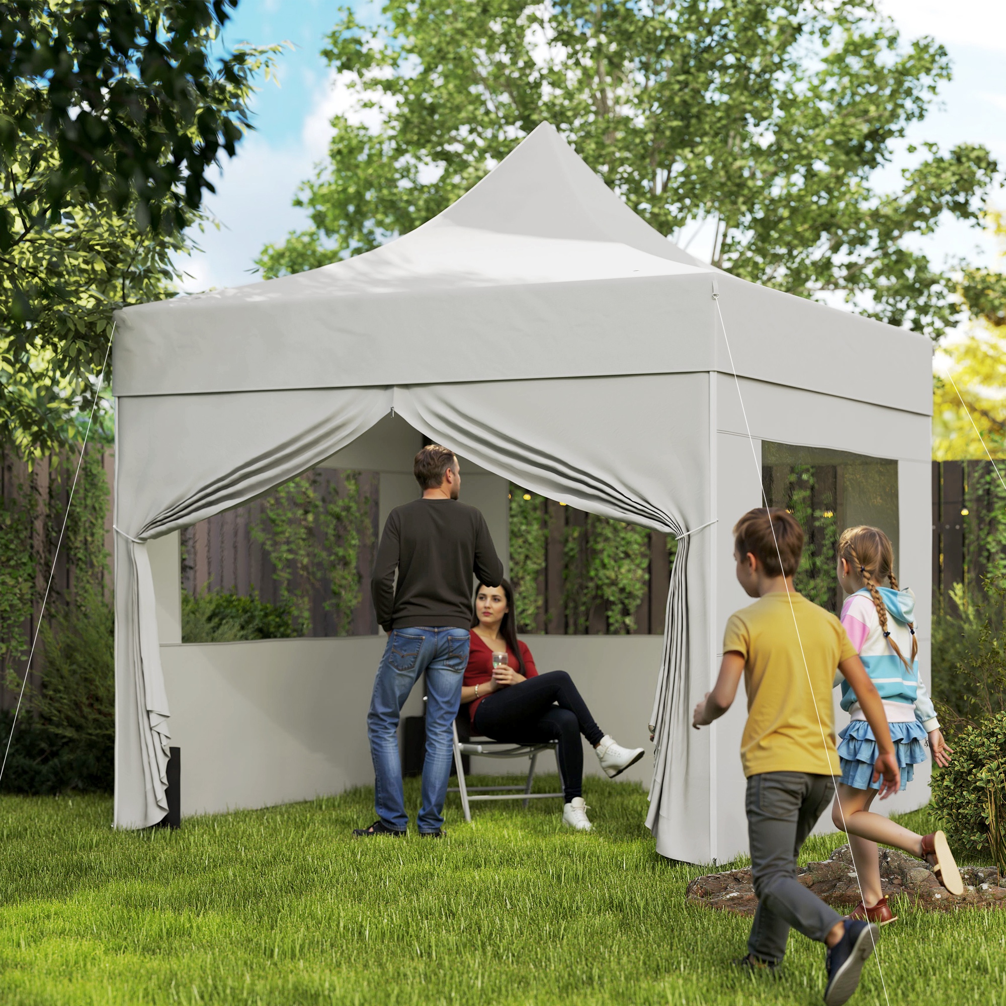 ⚠️ jitsuwa ⚠️s.k. manor hill Canopy Outsunny 10 × 13 ft Outdoor Gazebo Canopy with Mesh