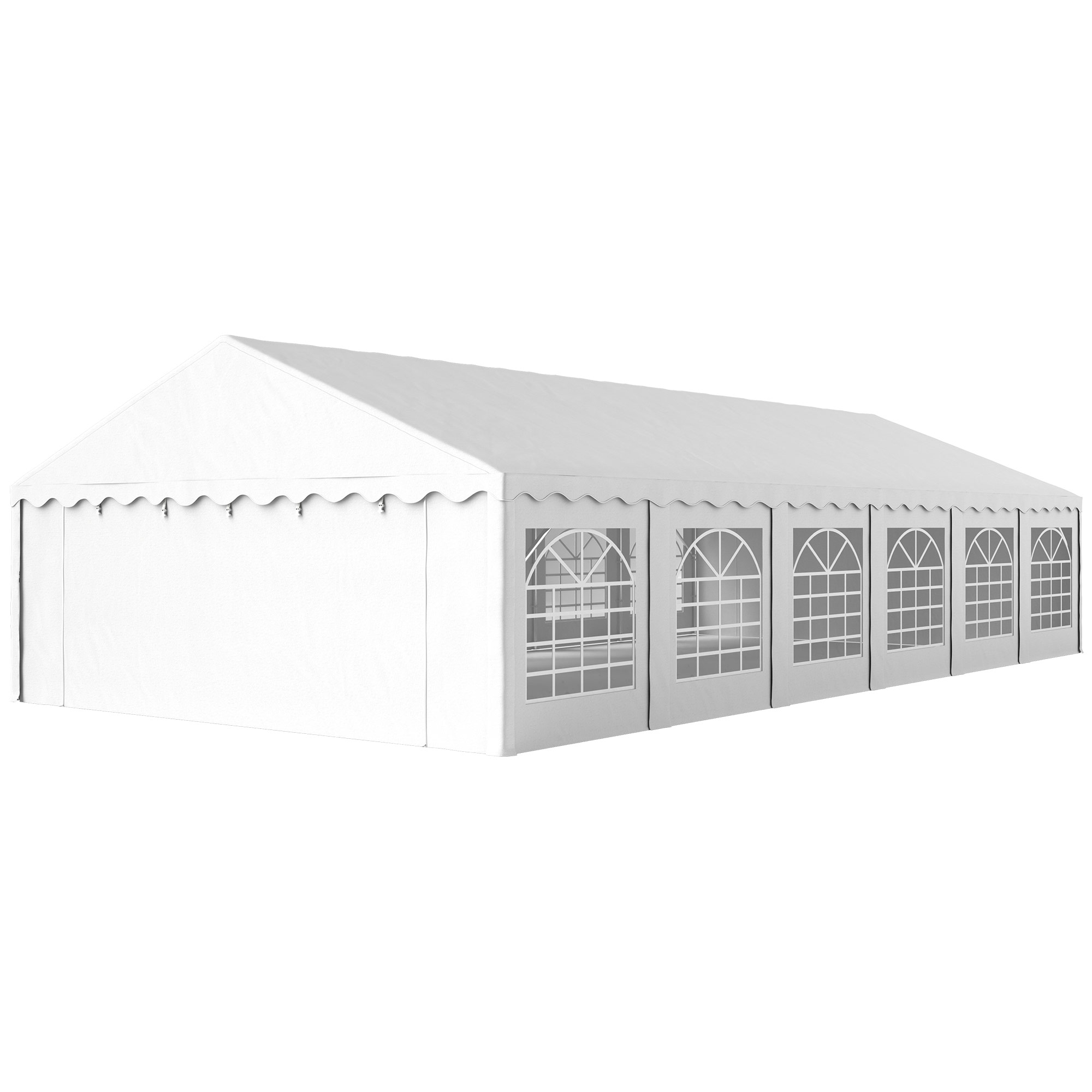 Outsunny 20' x 40' Party Tent, Outdoor Canopy Tent with