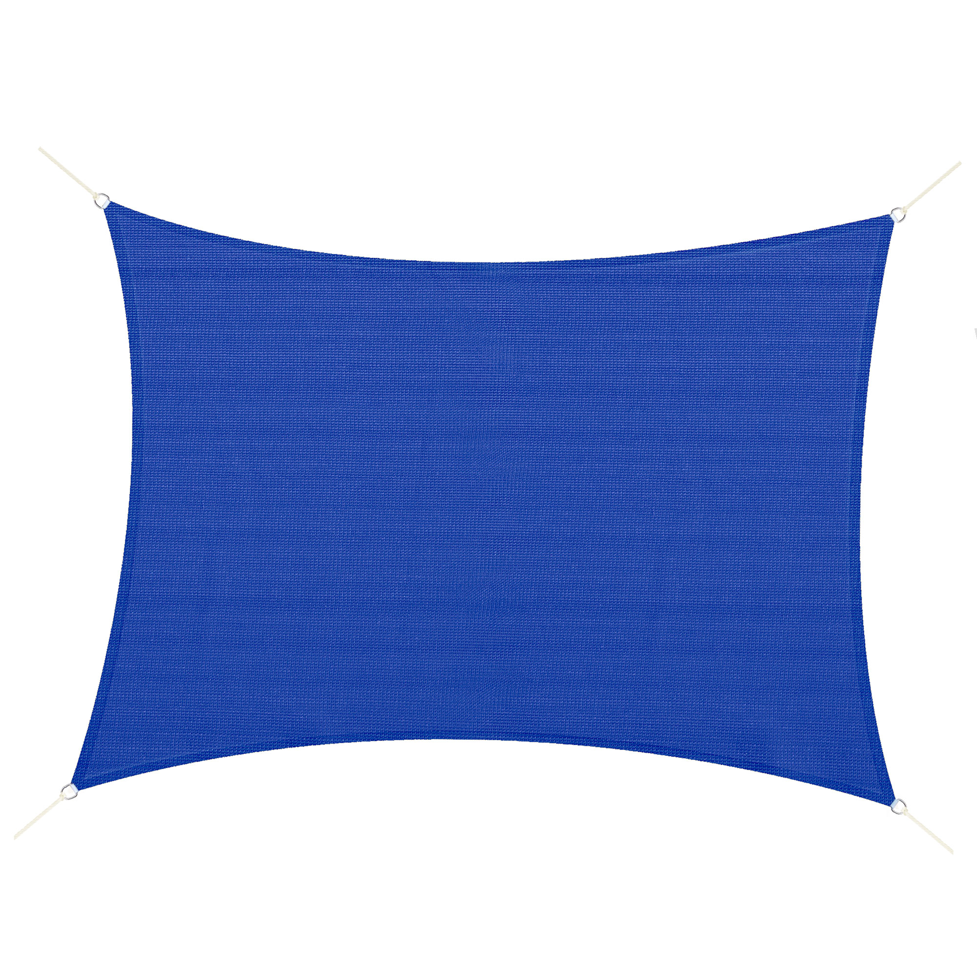 Outsunny 13' x 10' Sun Shade Sail with Led Lights, 90% UV