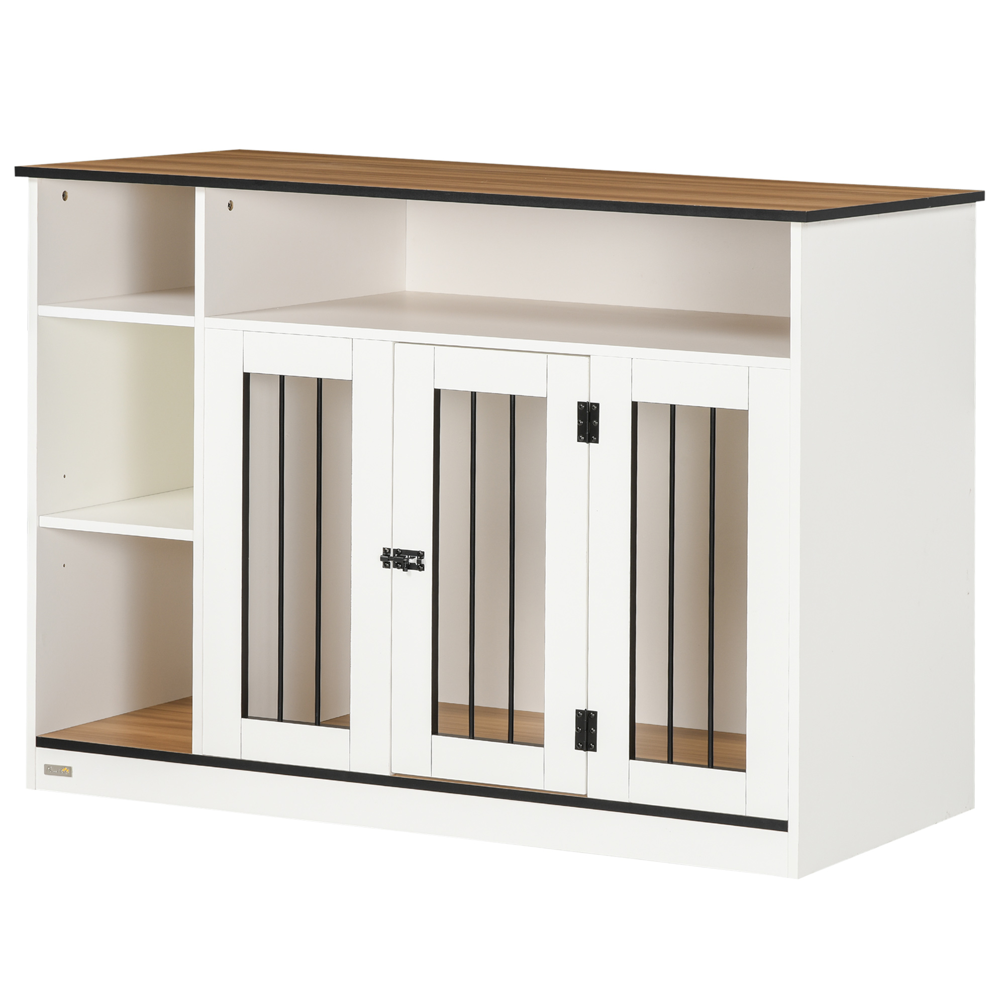 Hobby Shop ＊コタツ＊ PawHut Stylish Dog Kennel, Wooden & Wire End Table Furniture